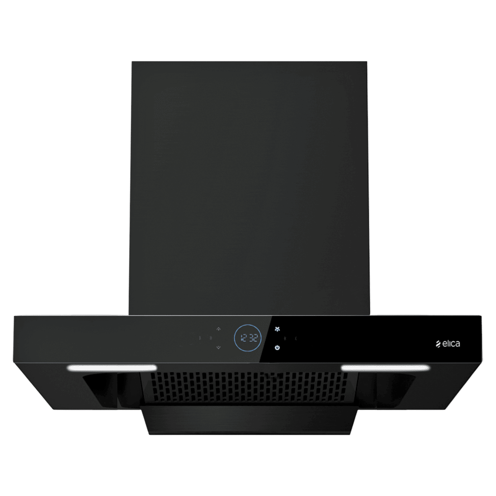 elica ISMART SPOT FL HAC 75 LTW NERO 75cm 2300m3/hr Ducted Wall Mounted Chimney with Brushless DC Motor (Black)_1