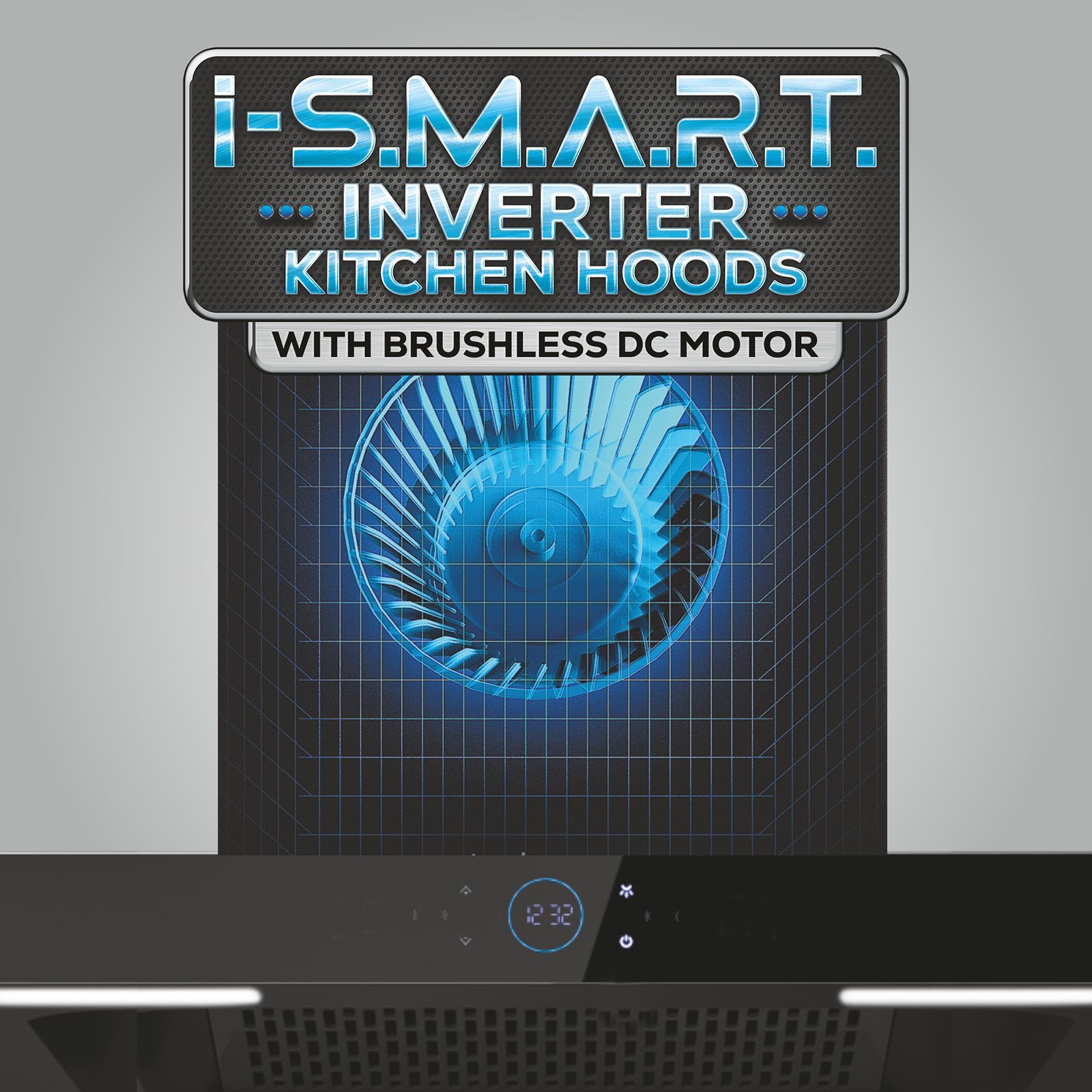 elica ISMART SPOT FL HAC 90 LTW NERO 90cm 1200m3/hr Ducted Auto Clean Wall Mounted Chimney with Motion Sensor Technology_2