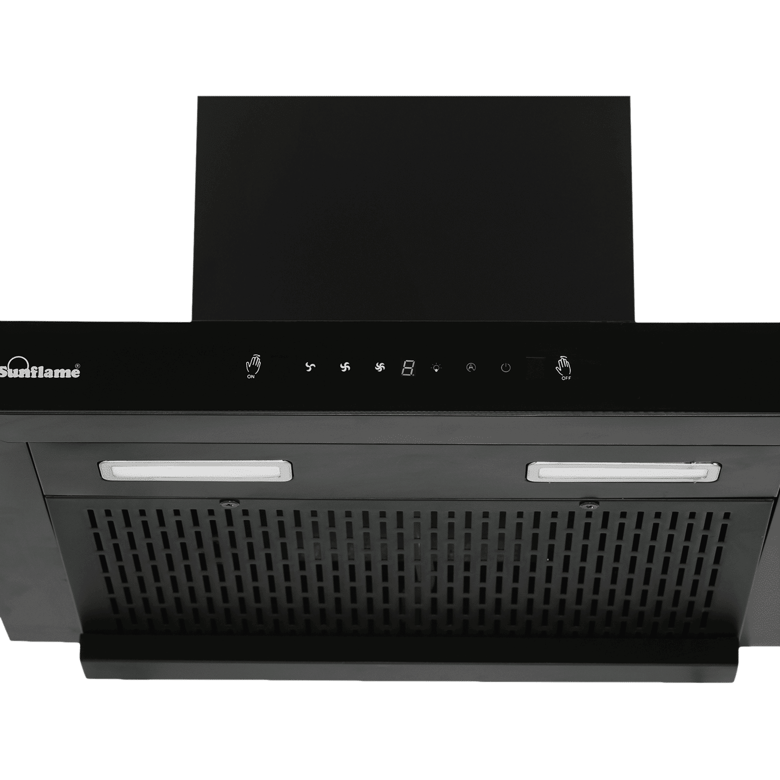 Sunflame CH.Cupo DX 60cm 1250m³/hr Ductless Auto Clean Wall Mounted Chimney with Washable Filter (Black)_6