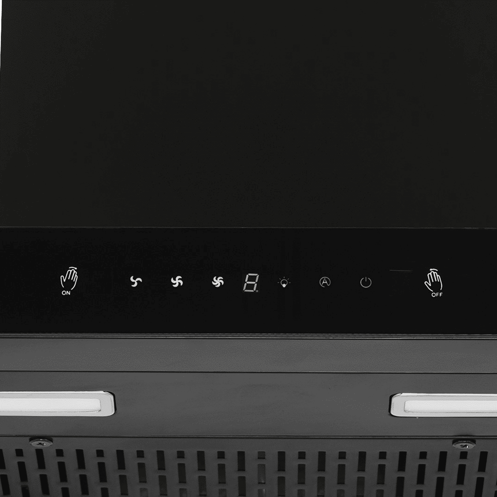 Sunflame CH.Cupo DX 60cm 1250m³/hr Ductless Auto Clean Wall Mounted Chimney with Washable Filter (Black)_4