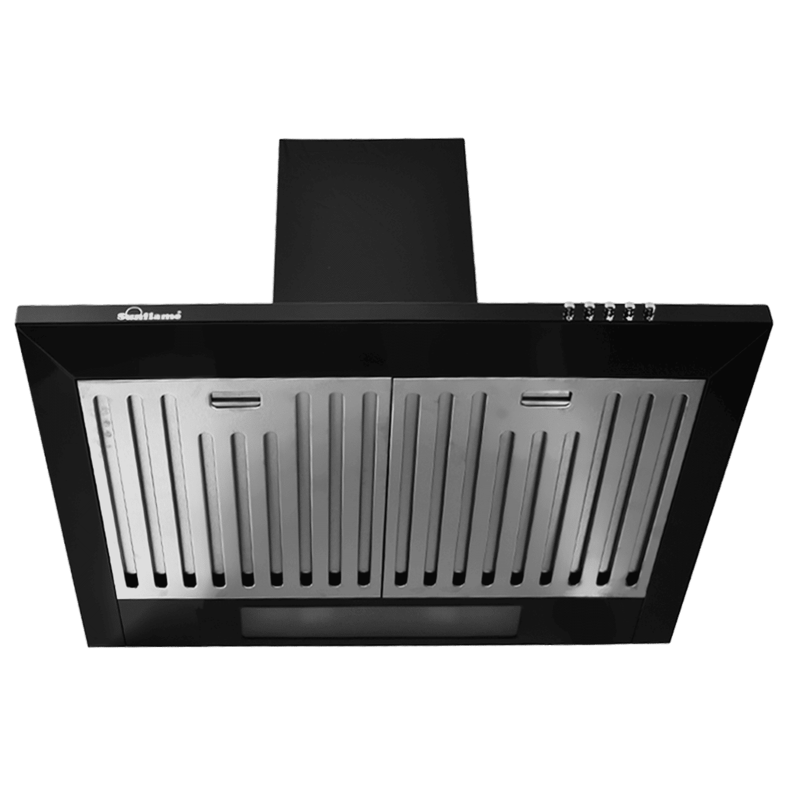 Sunflame Nova 60cm 1000m3/hr Ducted Auto Clean Wall Mounted Chimney with Washable Filter (Black)_3