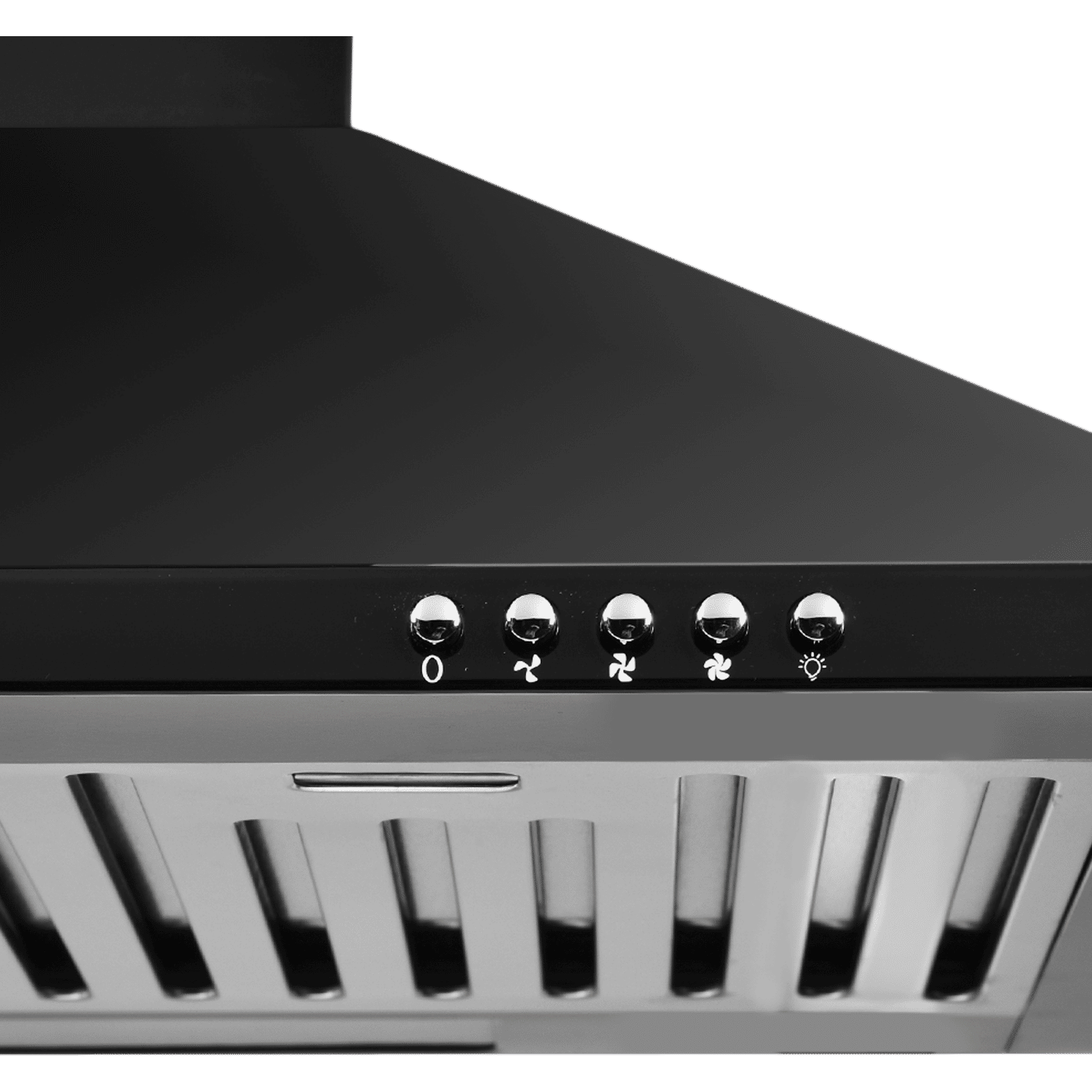 Sunflame Nova 60cm 1000m3/hr Ducted Auto Clean Wall Mounted Chimney with Washable Filter (Black)_4