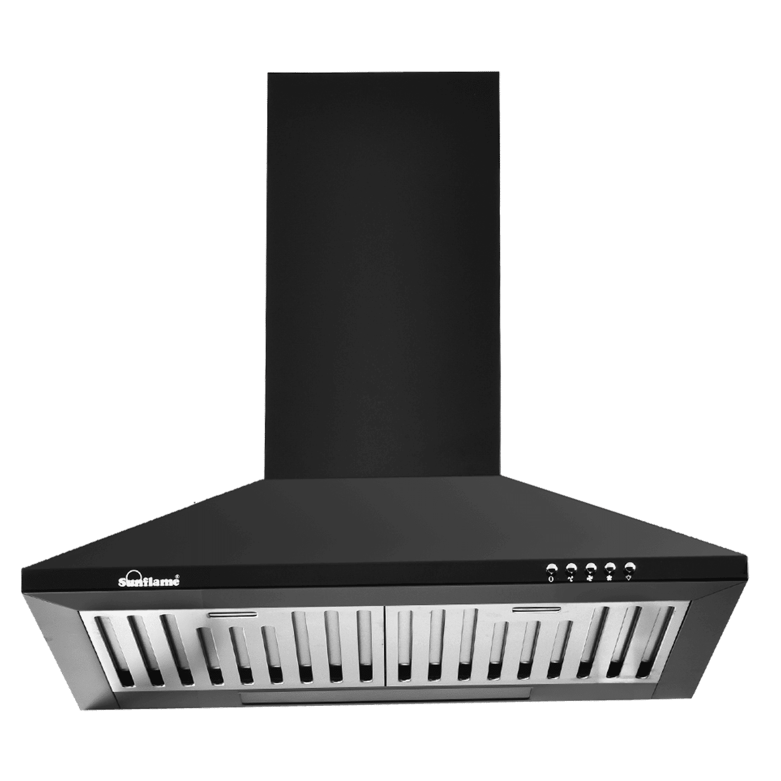 Sunflame Nova 60cm 1000m3/hr Ducted Auto Clean Wall Mounted Chimney with Washable Filter (Black)_1