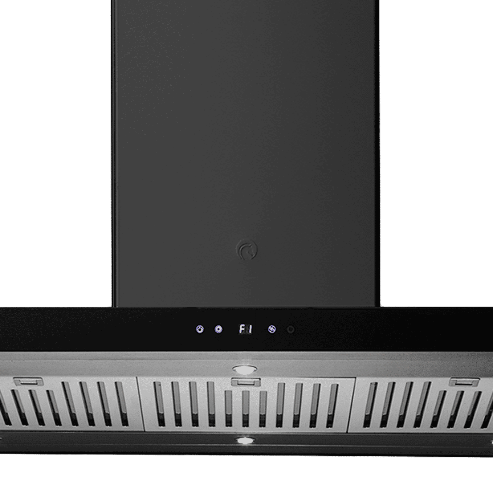 KAFF CANARY DHC BF 90 IS 90cm 1200m³/hr Ductless Wall Mounted Chimney with Baffle Filter (Black)_4