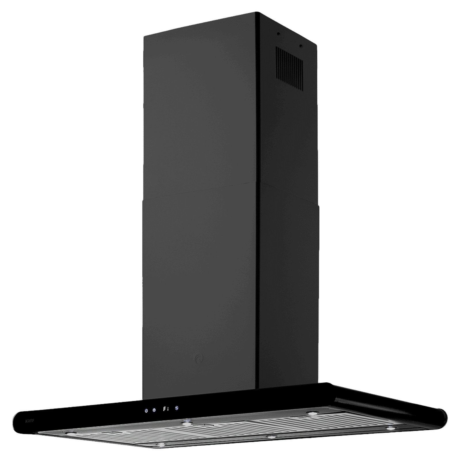 KAFF CANARY DHC BF 90 IS 90cm 1200m³/hr Ductless Wall Mounted Chimney with Baffle Filter (Black)_6