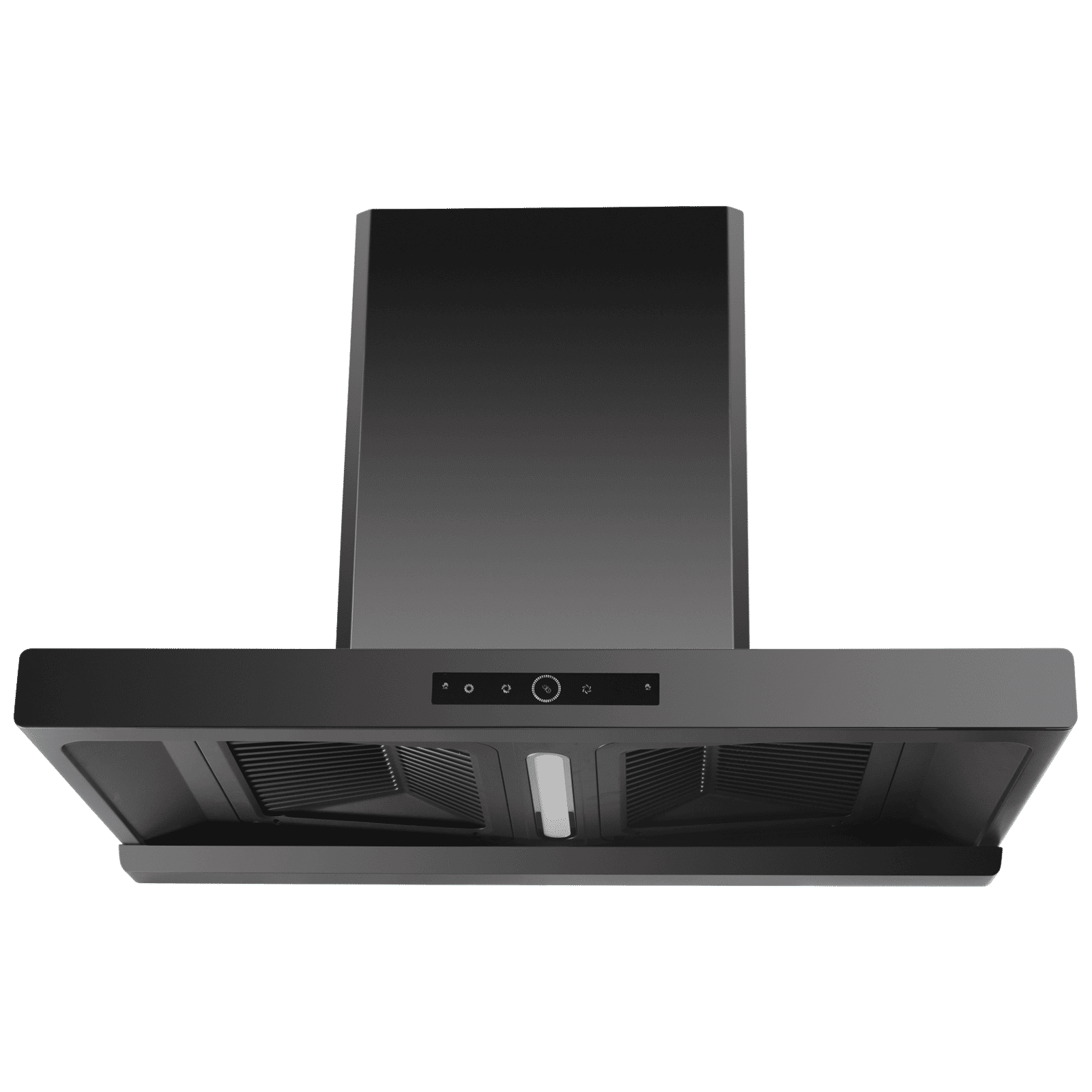 KAFF HAGEN 90 90cm 1480m³/hr Ducted Auto Clean Wall Mounted Chimney with Multi Angular Extraction (Black) _1