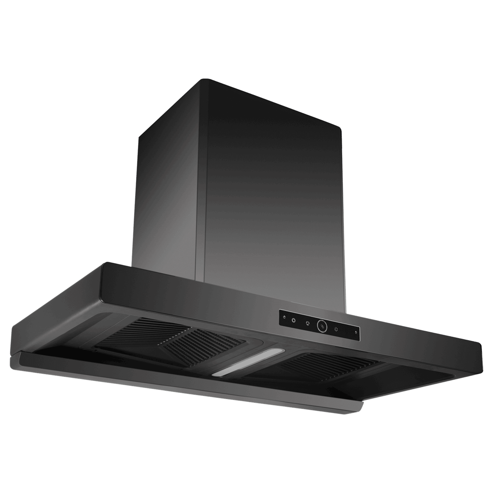 KAFF HAGEN 90 90cm 1480m³/hr Ducted Auto Clean Wall Mounted Chimney with Multi Angular Extraction (Black) _4