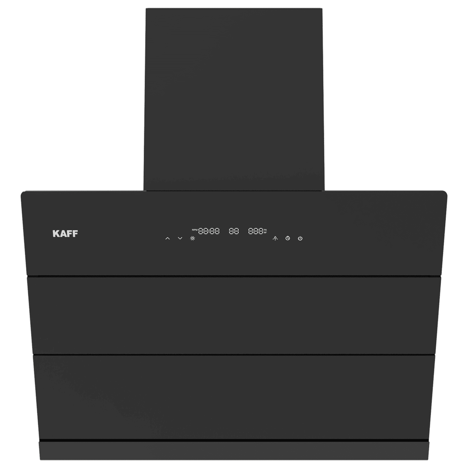 KAFF ALBURY60DC 60cm 1280m³/hr Ducted Auto Clean Wall Mounted Chimney with BLDC Motor (Black)_1