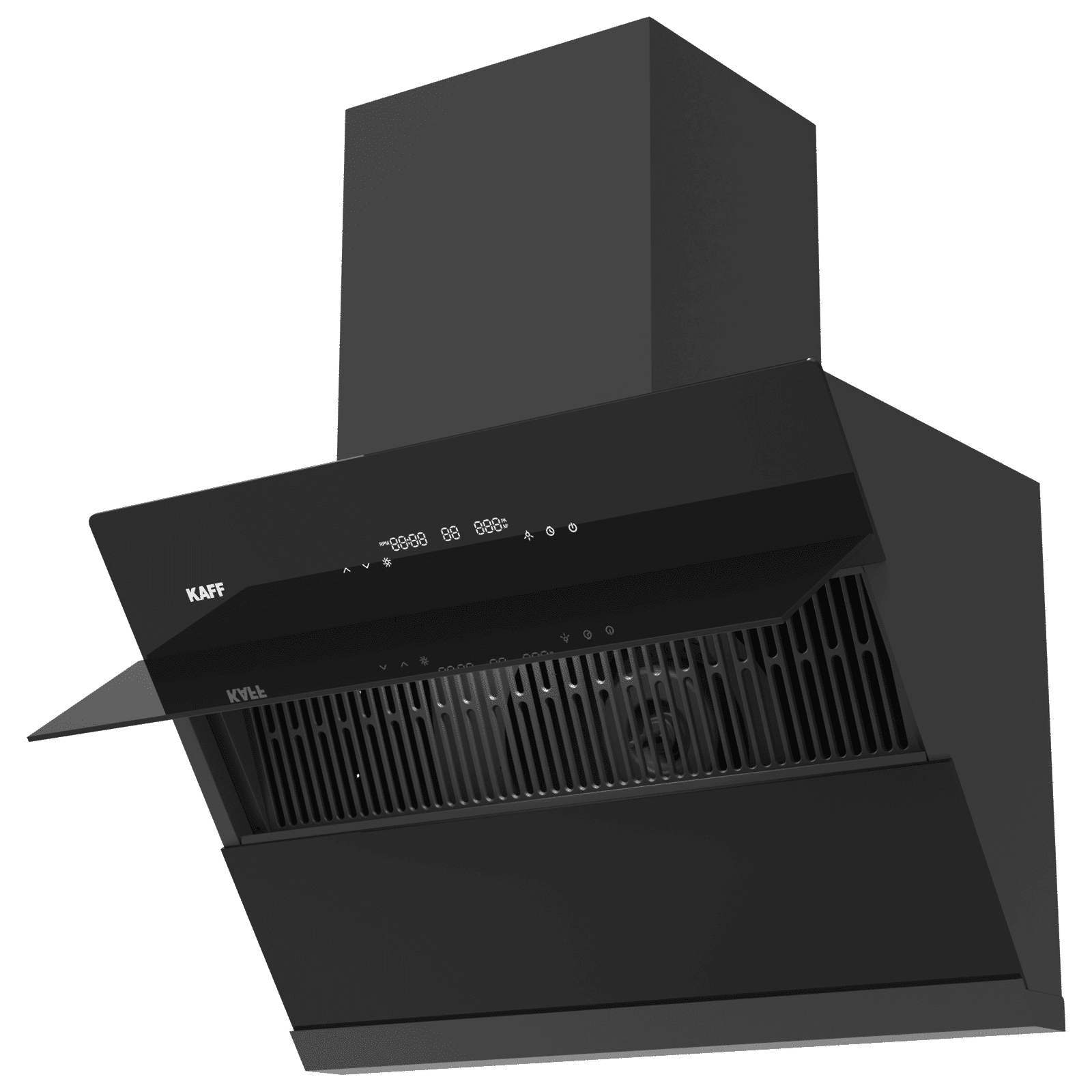 KAFF ALBURY75DC 75cm 1280m³/hr Ducted Auto Clean Wall Mounted Chimney with BLDC Motor (Black)_7