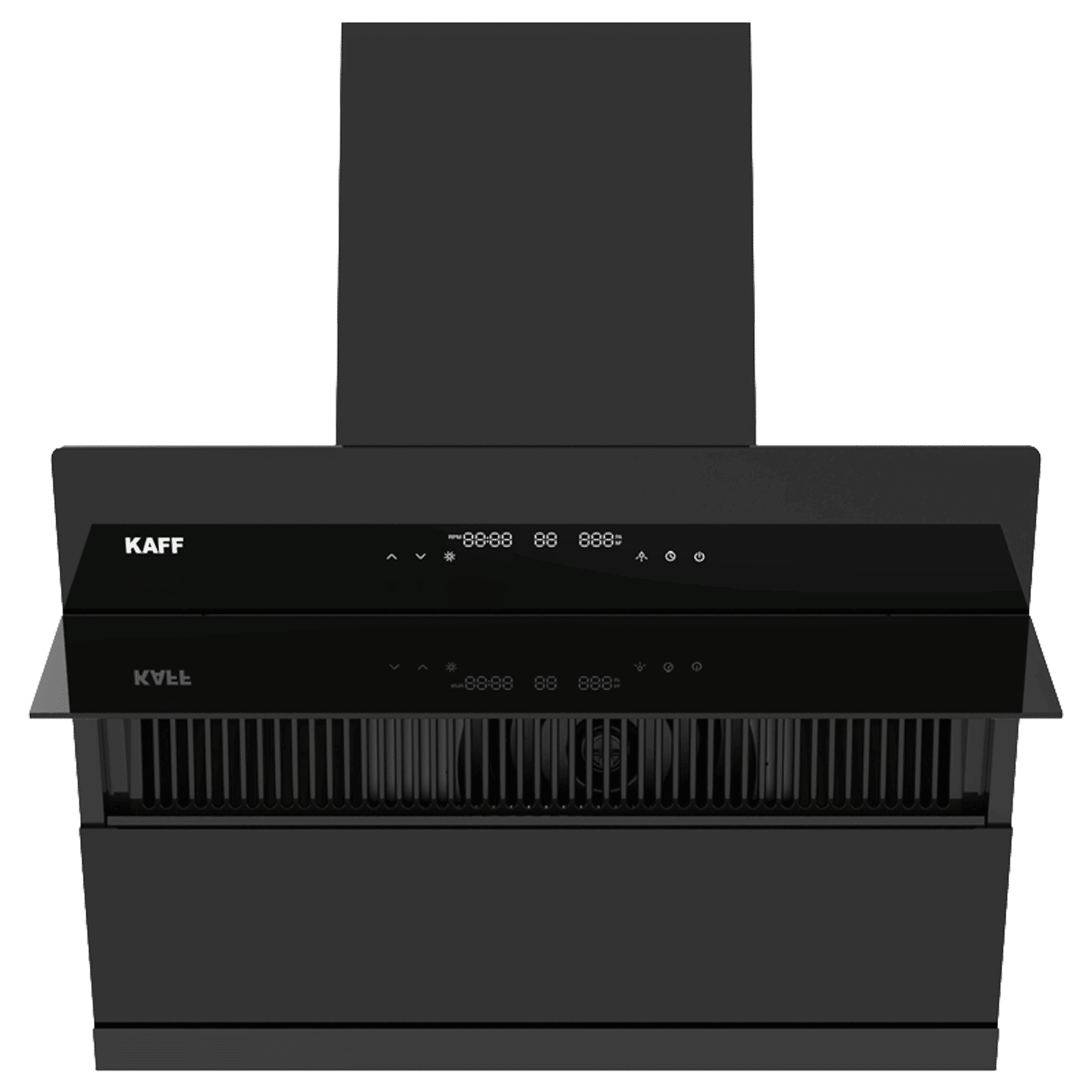 KAFF ALBURY75DC 75cm 1280m³/hr Ducted Auto Clean Wall Mounted Chimney with BLDC Motor (Black)_4