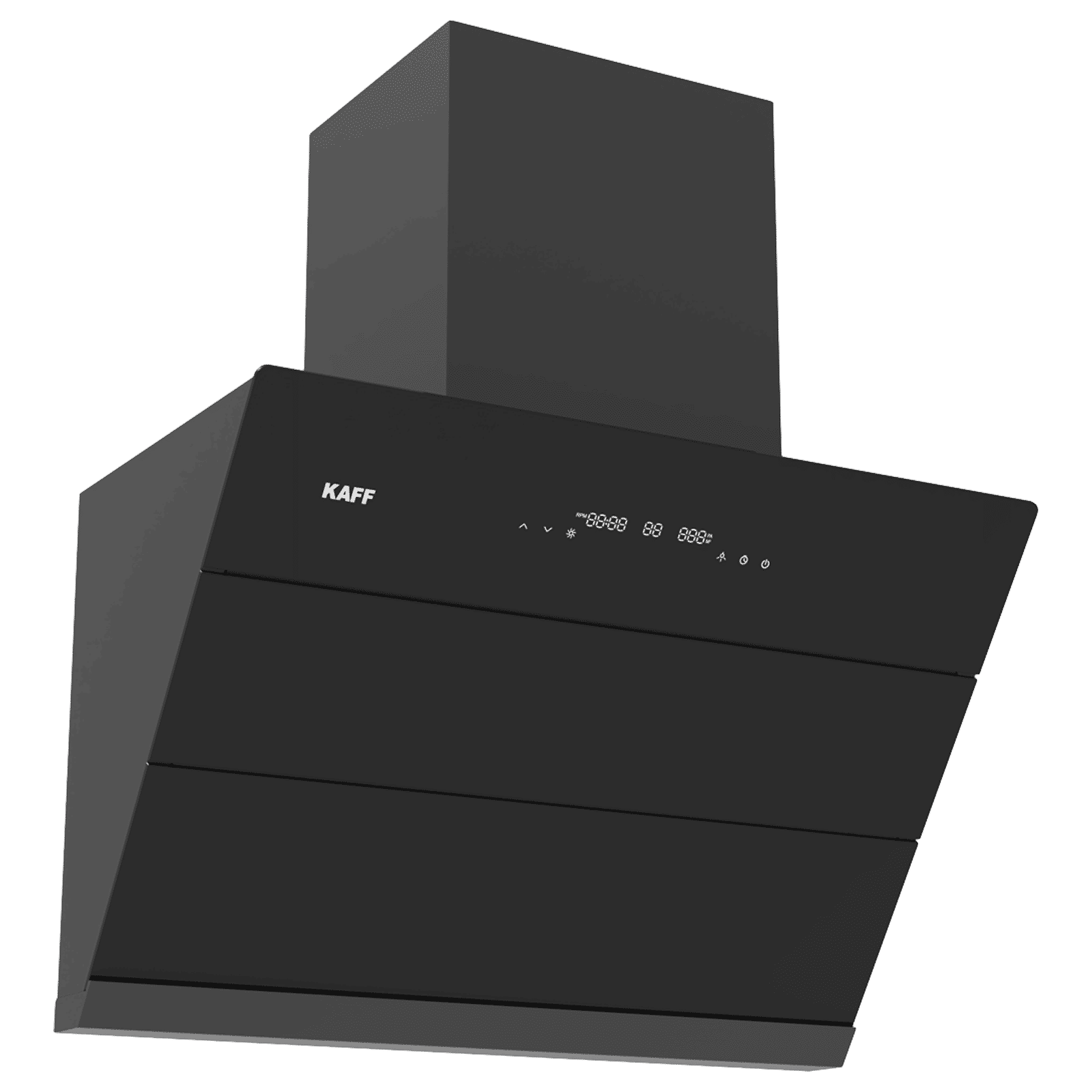 KAFF ALBURY75DC 75cm 1280m³/hr Ducted Auto Clean Wall Mounted Chimney with BLDC Motor (Black)_5
