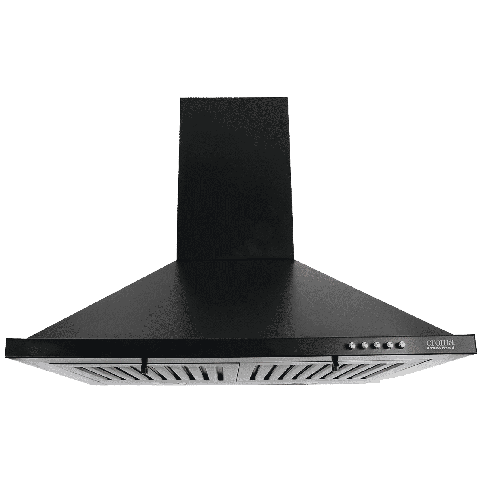 Croma AG1108 60cm 900m3/hr Ducted Wall Mounted Chimney with Push Button Control (Black) Croma AG1108 60cm 900m3/hr Ducted Wall Mounted Chimney with Push Button Control (Black)_1