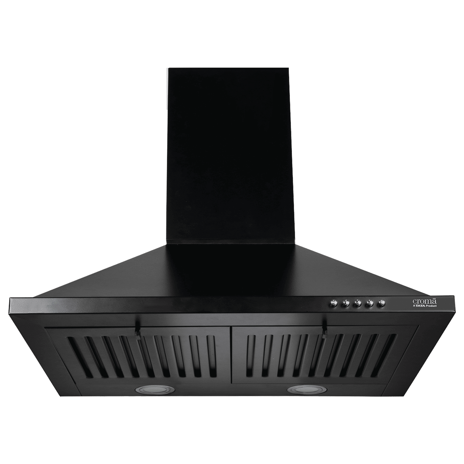 Croma AG1108 60cm 900m3/hr Ducted Wall Mounted Chimney with Push Button Control (Black) Croma AG1108 60cm 900m3/hr Ducted Wall Mounted Chimney with Push Button Control (Black)_5