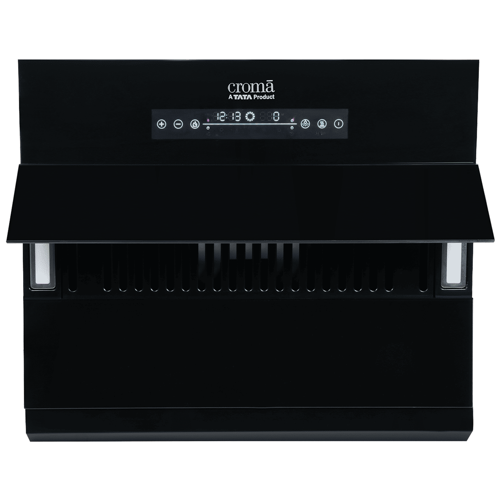 Croma AG1113 60cm 1300m³/hr Ducted Auto Clean Wall Mounted Chimney with Motion Sensor Control (Black)_5