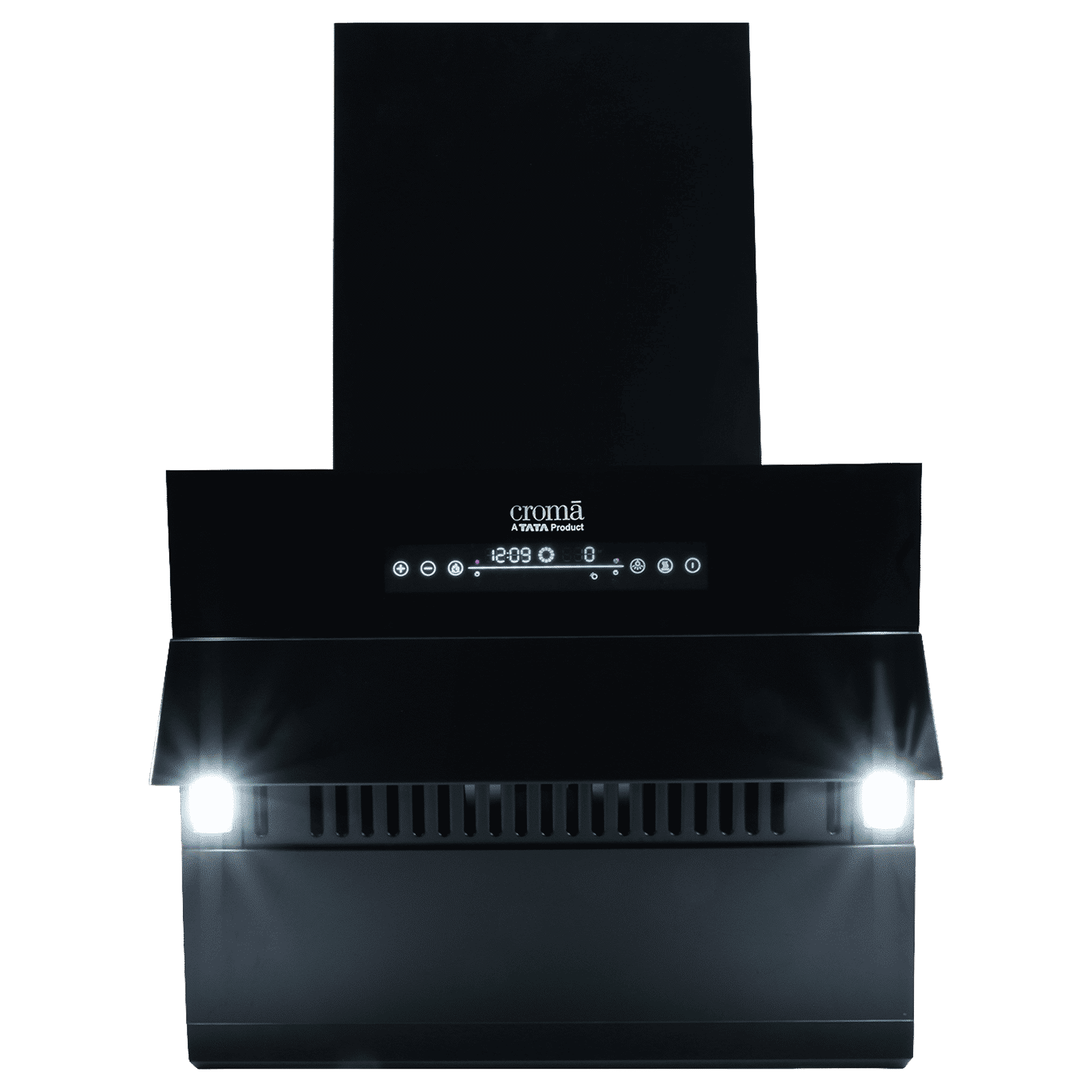 Croma AG1113 60cm 1300m³/hr Ducted Auto Clean Wall Mounted Chimney with Motion Sensor Control (Black)_8