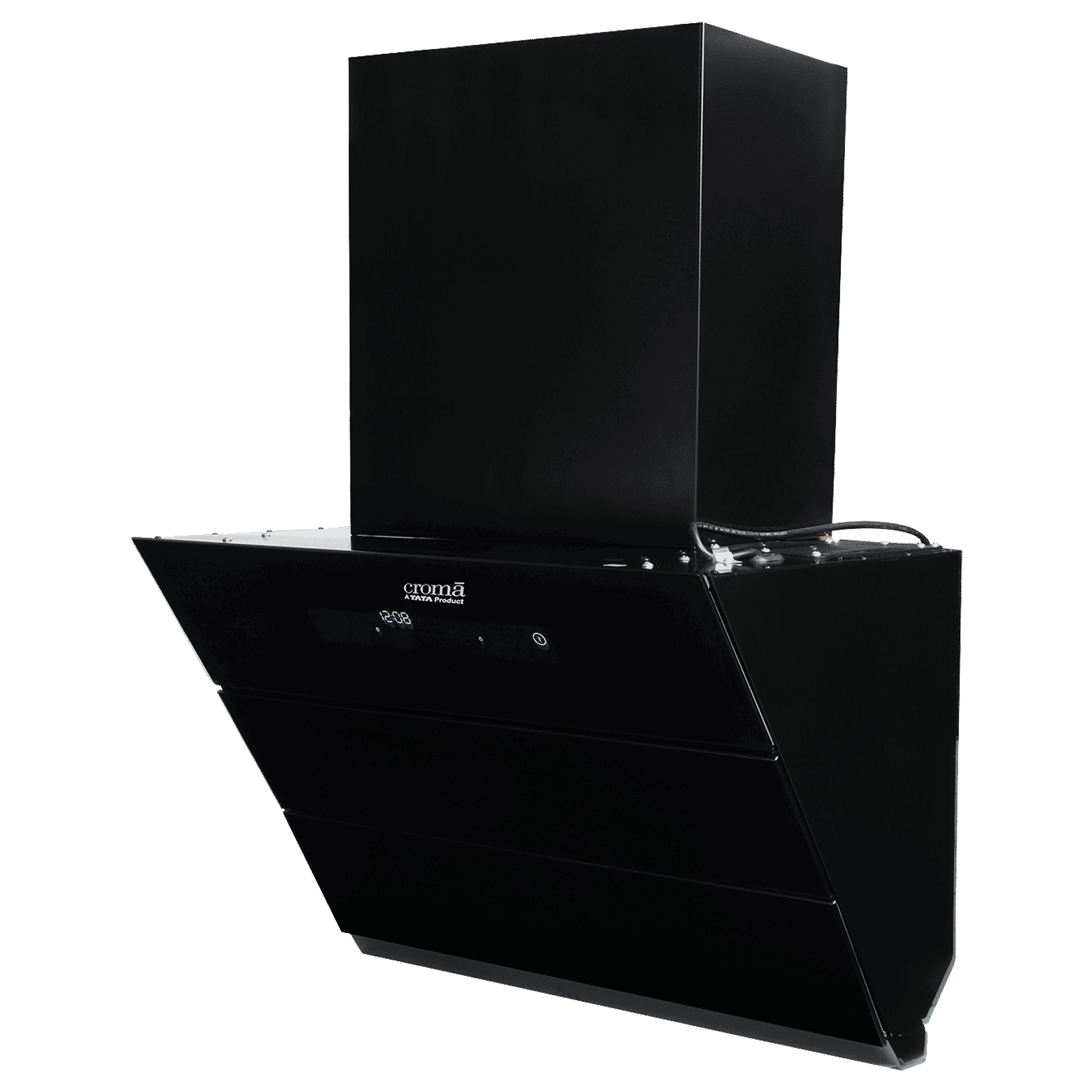 Croma AG1114 90cm 1400m3/hr Ducted Auto Clean Wall Mounted Chimney with Motion Sensor Control (Black)_8