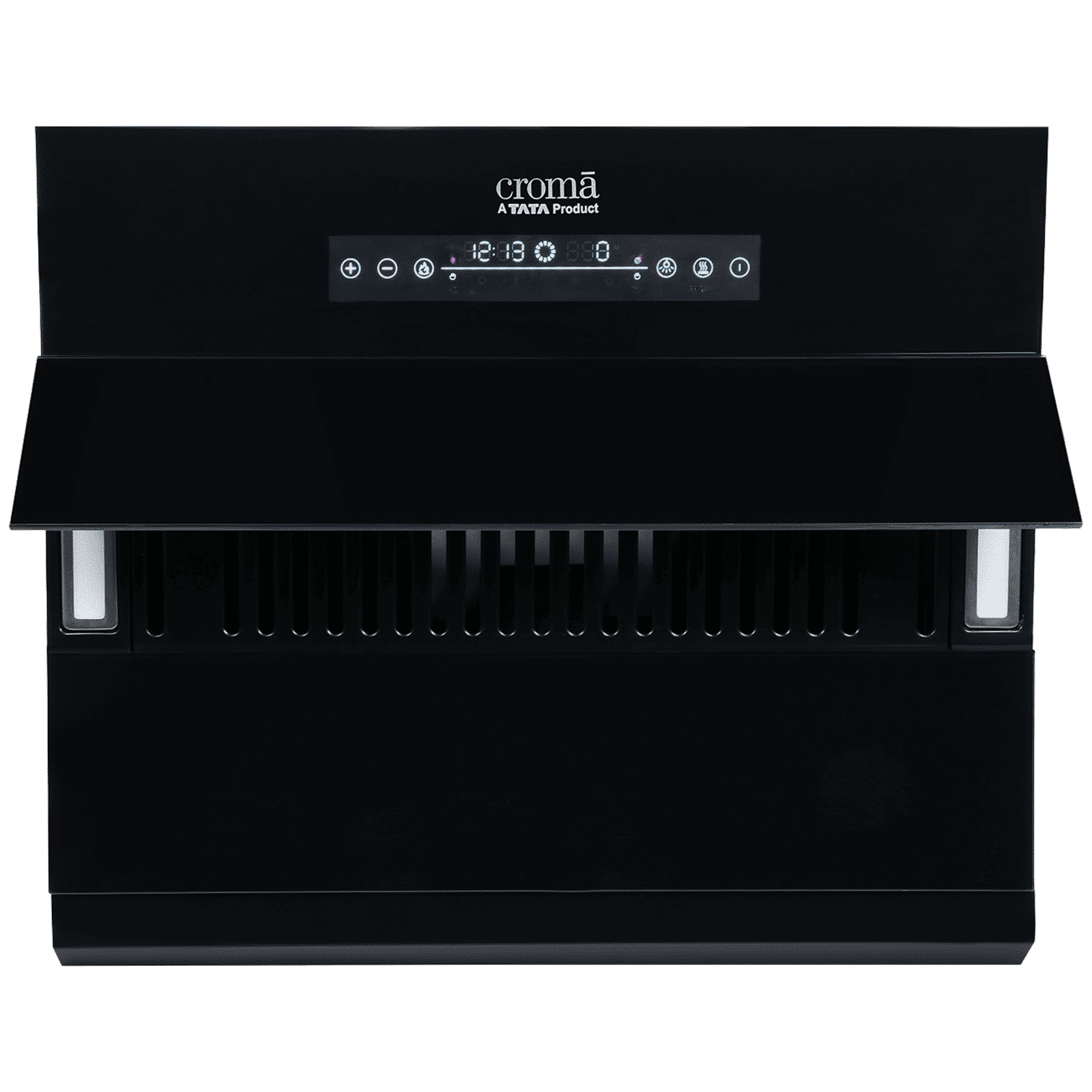 Croma AG1114 90cm 1400m3/hr Ducted Auto Clean Wall Mounted Chimney with Motion Sensor Control (Black)_4