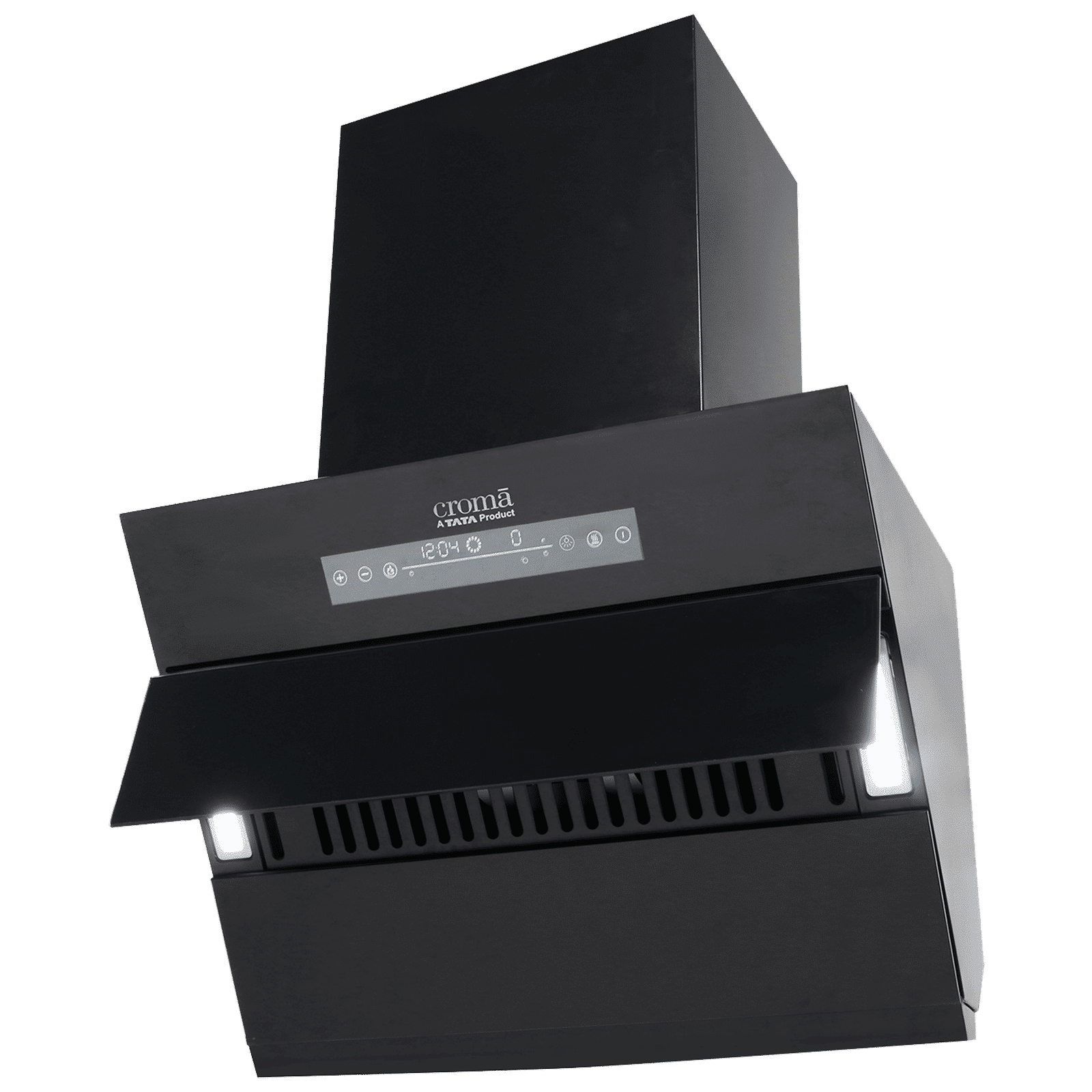 Croma AG1114 90cm 1400m3/hr Ducted Auto Clean Wall Mounted Chimney with Motion Sensor Control (Black)_6