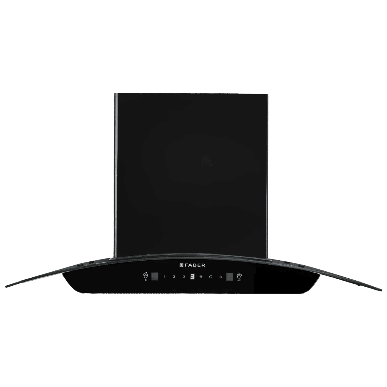 FABER SUNNY IN HC SC FL LG 75 75cm 1200m³/hr Ducted Auto Clean Wall Mounted Chimney with Touch & Gesture Control (Black)_1