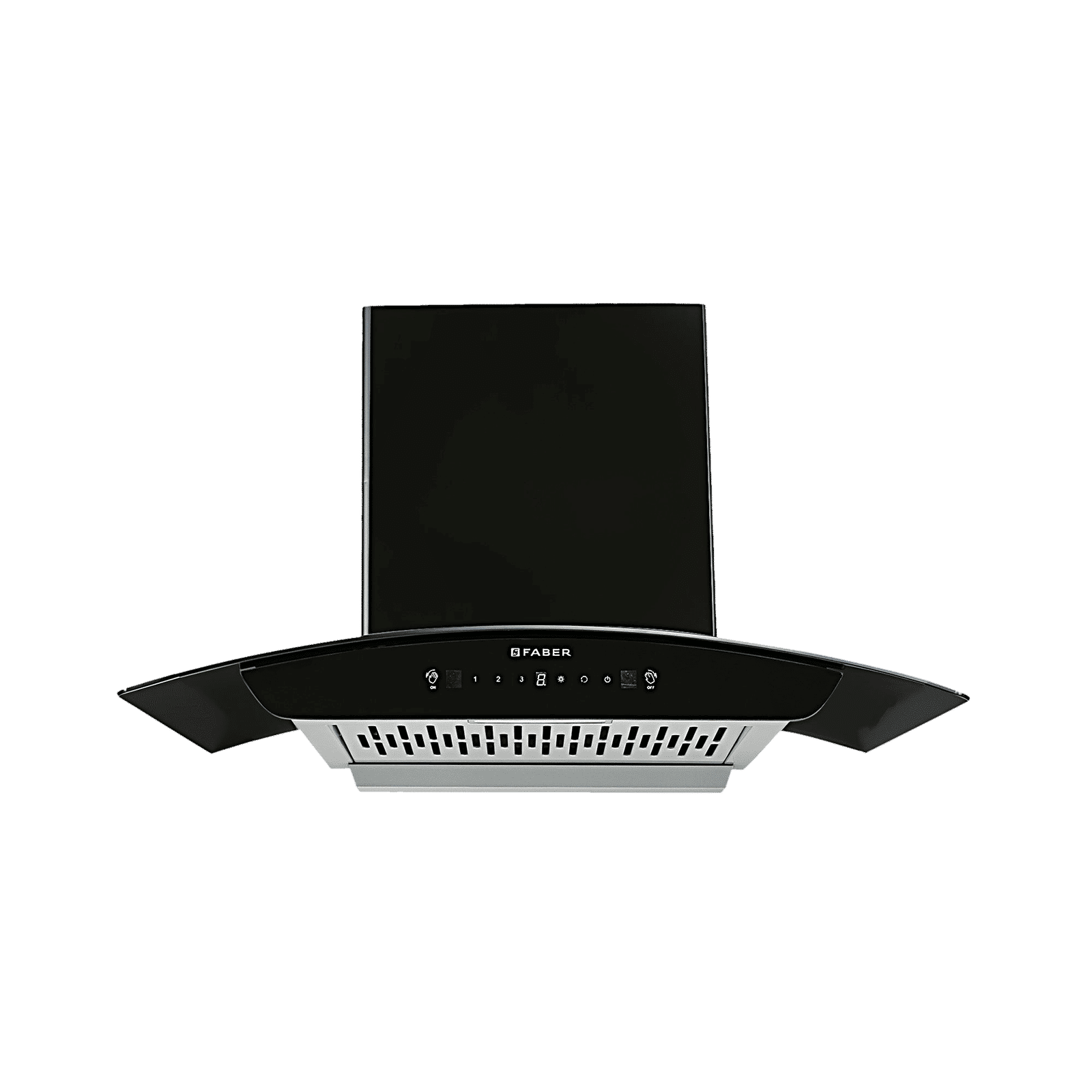 FABER SUNNY IN HC SC FL LG 75 75cm 1200m³/hr Ducted Auto Clean Wall Mounted Chimney with Touch & Gesture Control (Black)_6