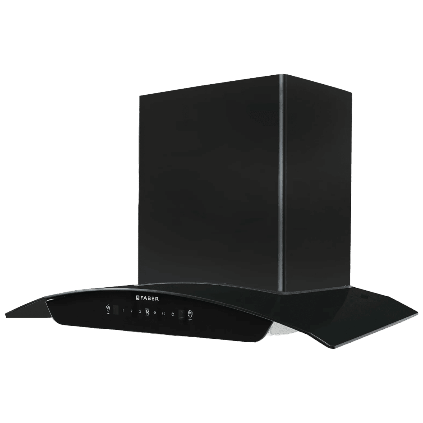 FABER SUNNY IN HC SC FL LG 75 75cm 1200m³/hr Ducted Auto Clean Wall Mounted Chimney with Touch & Gesture Control (Black)_3