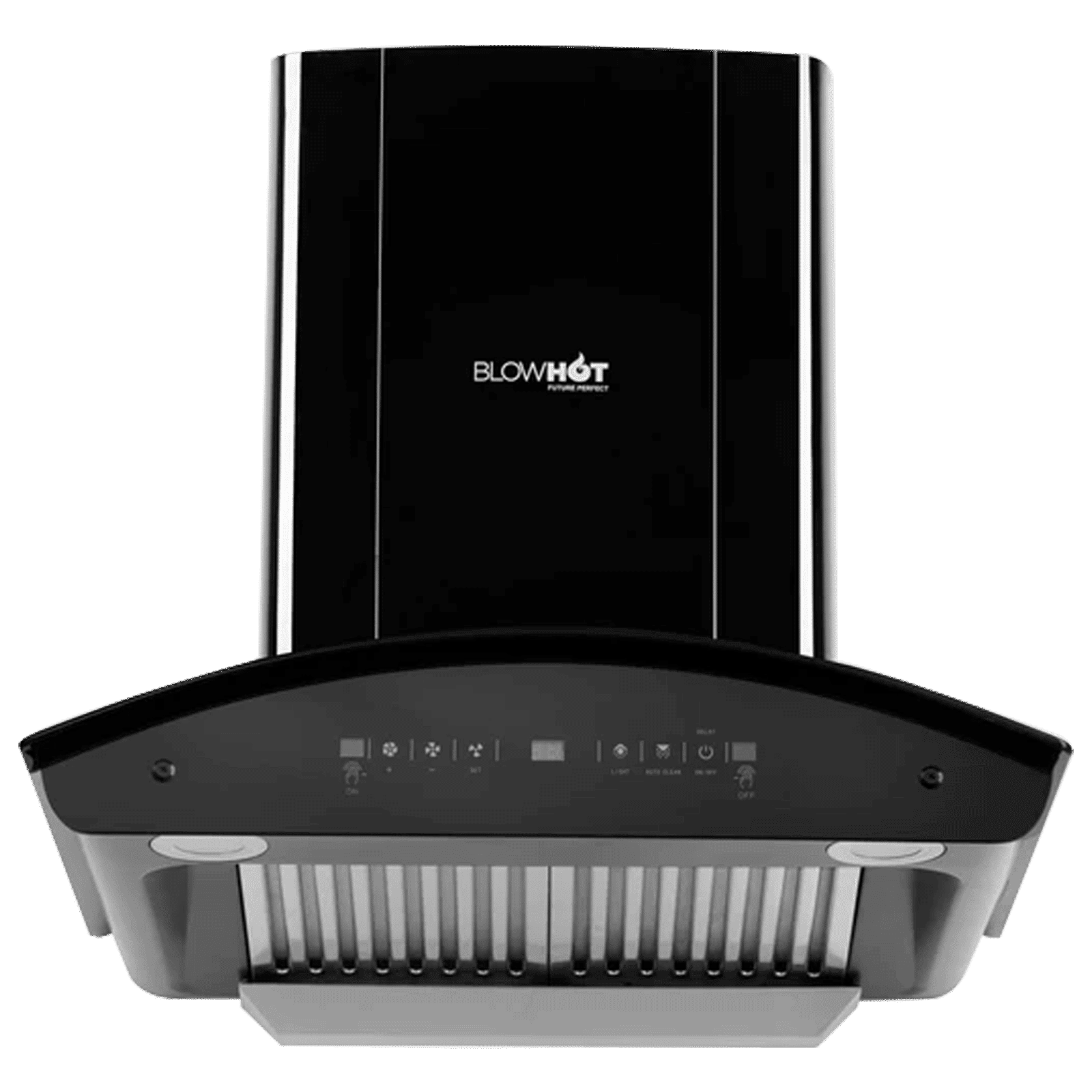 BLOWHOT ERICA TAC MS PLUS 60cm 1450m3/hr Ductless Auto Clean Wall Mounted Chimney with Motion Sensor (Black)_1
