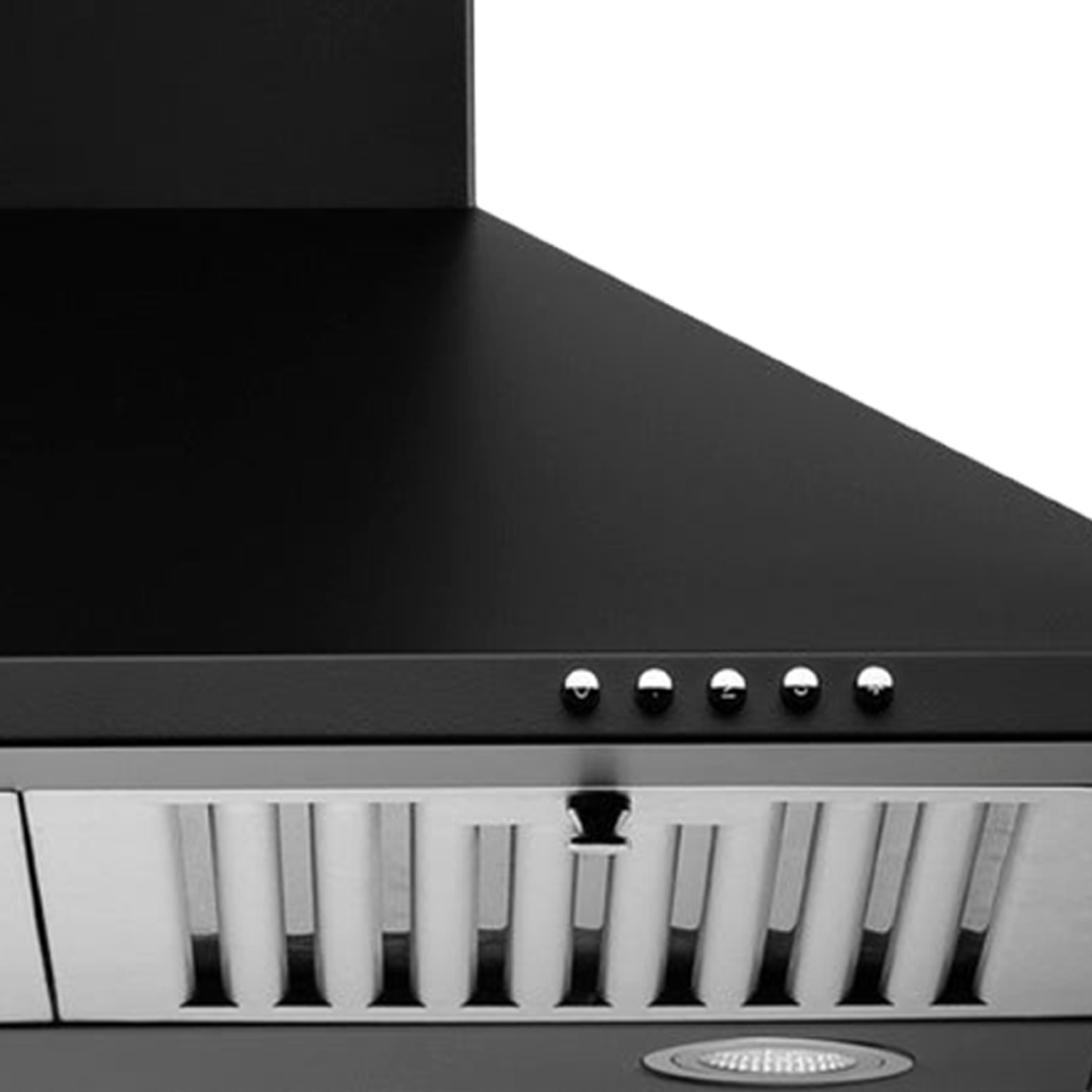 BLOWHOT Ariel BPC 60cm 850 m3/hr Ductless Wall Mounted Chimney with Dual LED Lights (Black)_4