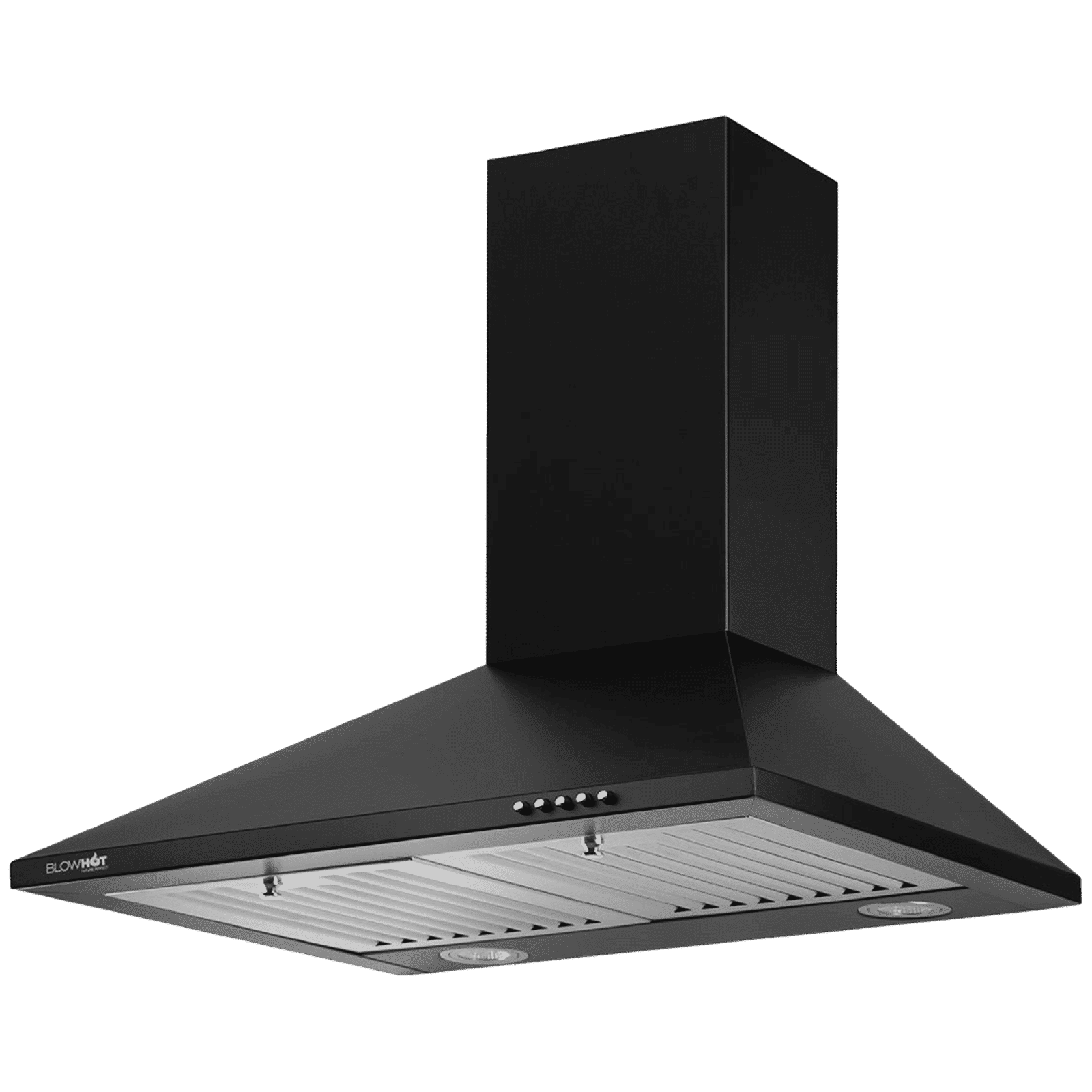 BLOWHOT Ariel BPC 60cm 850 m3/hr Ductless Wall Mounted Chimney with Dual LED Lights (Black)_6