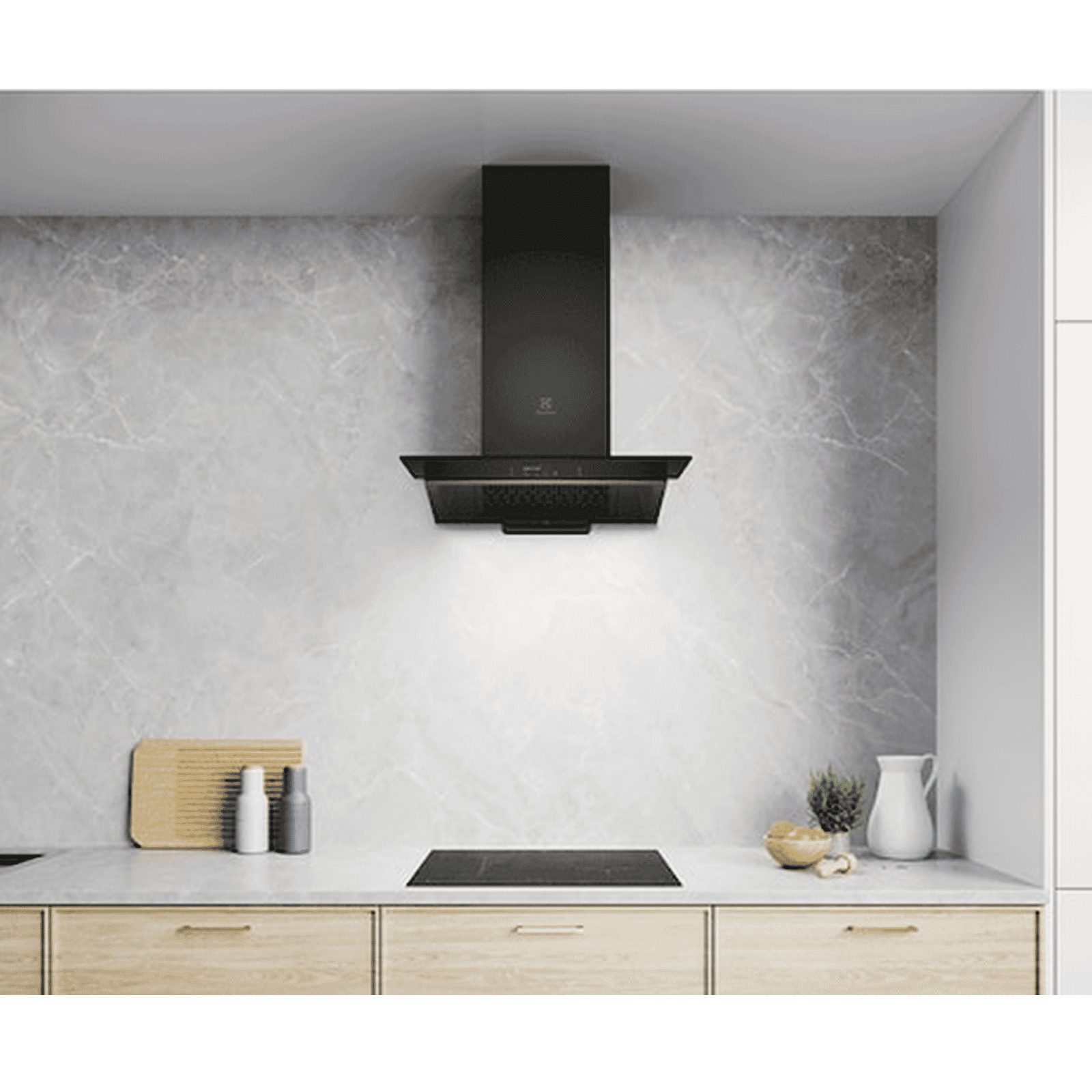 Electrolux UltimateTaste 500 60cm 1300m³/hr Ducted Auto Clean Wall Mounted Chimney with Auto Thermal Safety Switch (Black)_8