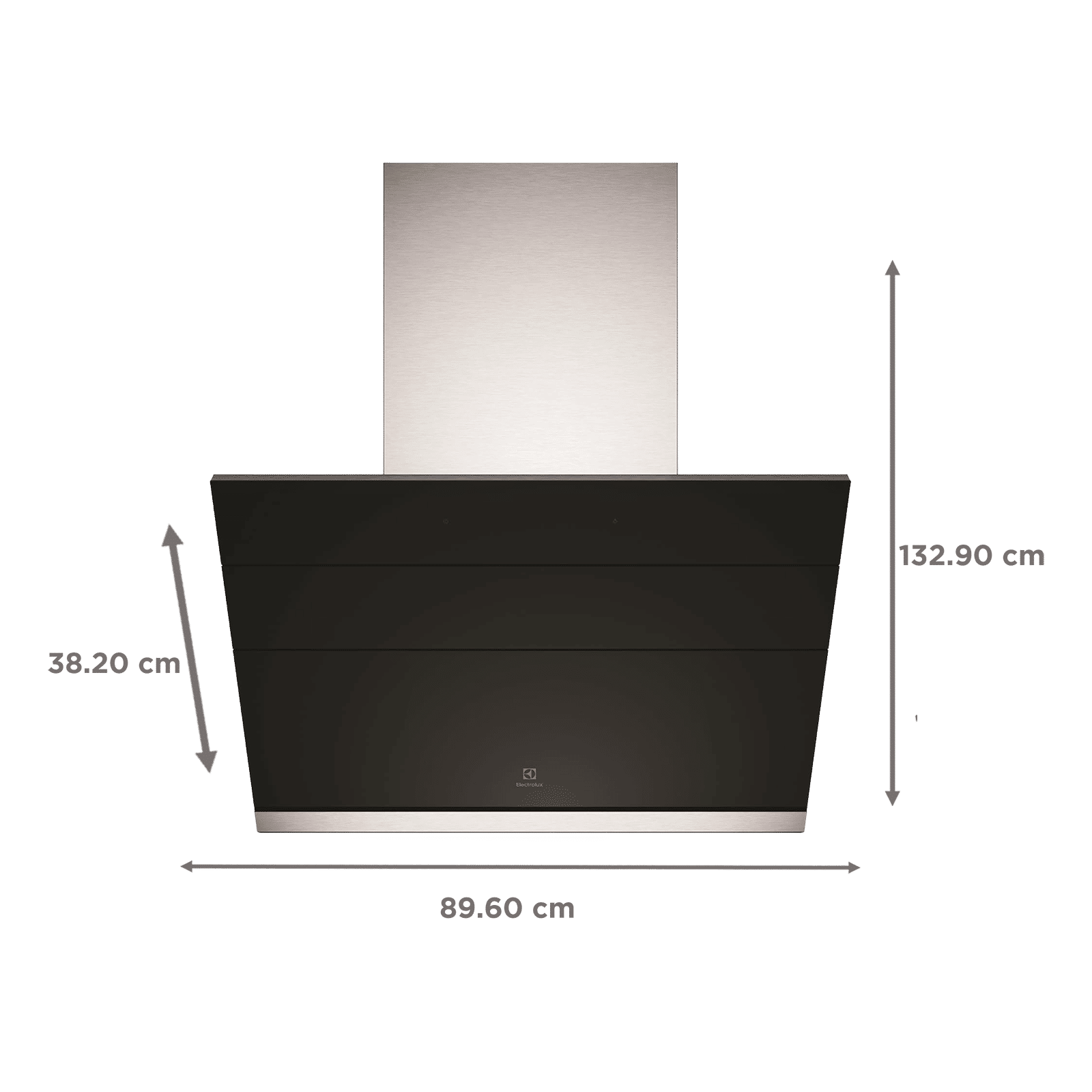 Electrolux UltimateTaste 500 90cm 1500m³/hr Ducted Wall Mounted Chimney with Power Boost Technology (Stainless Steel)_2