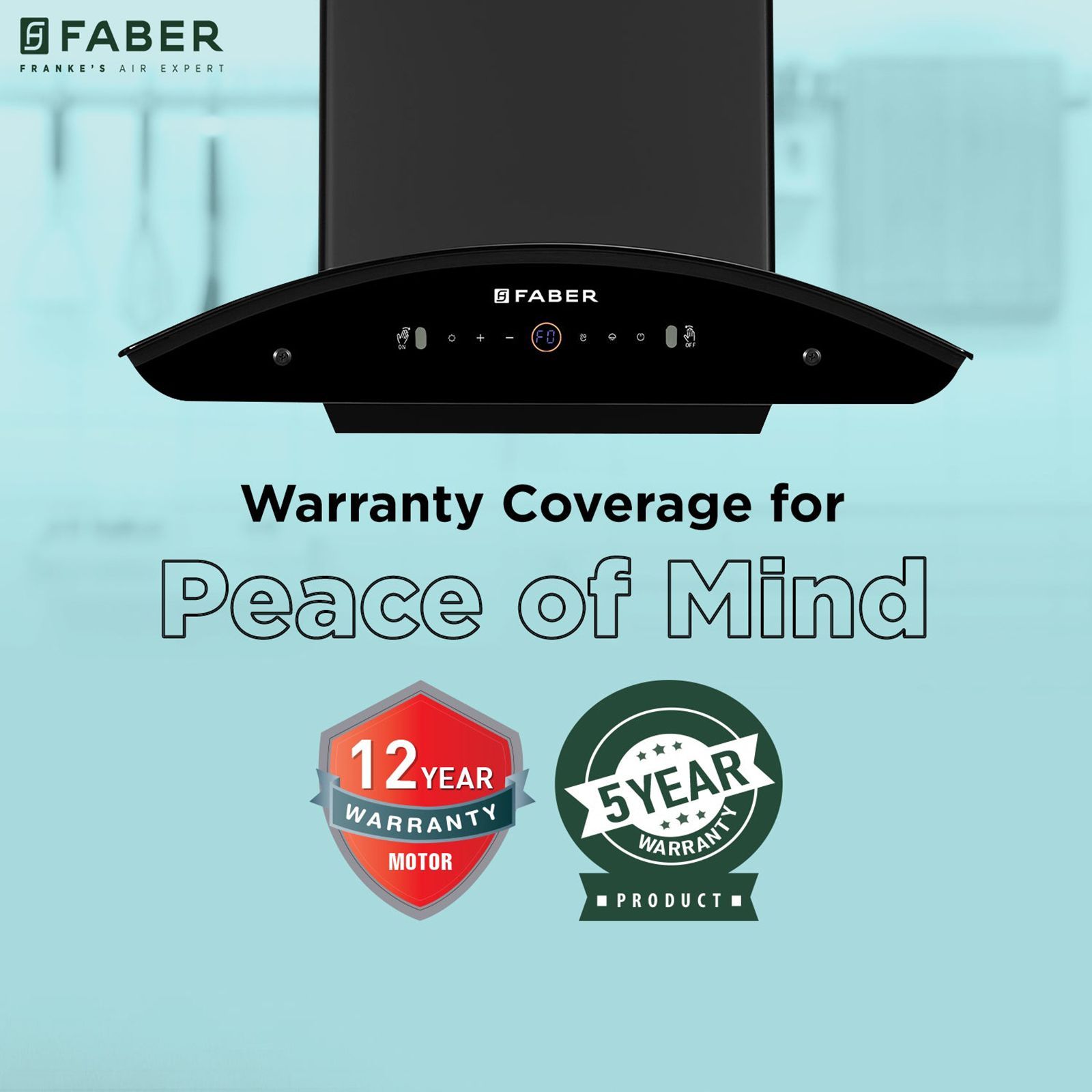FABER ENIGMA BLDC HC SC BK 60 60cm 1500m³/hr Ductless Auto Clean Wall Mounted Chimney with Gesture and Remote Control (Black)_11