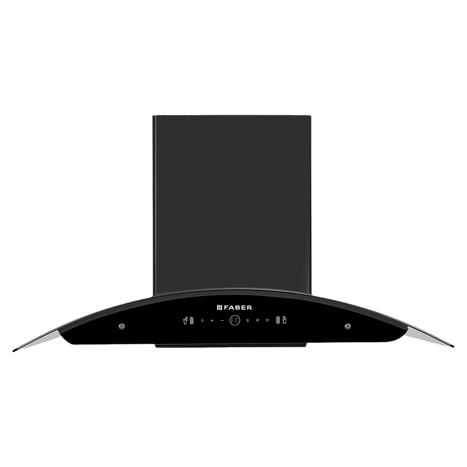 FABER ENIGMA BLDC HC SC BK 90 90cm 1500m³/hr Ductless Auto Clean Wall Mounted Chimney with Gesture and Remote Control (Black)_1