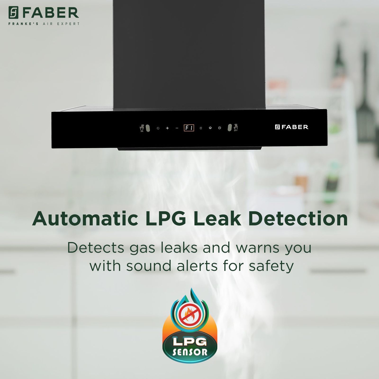 FABER SIGMA BLDC HC SC BK 60 60cm 1500m³/hr Ductless Auto Clean Wall Mounted Chimney with Gesture and Remote Control (Black)_10