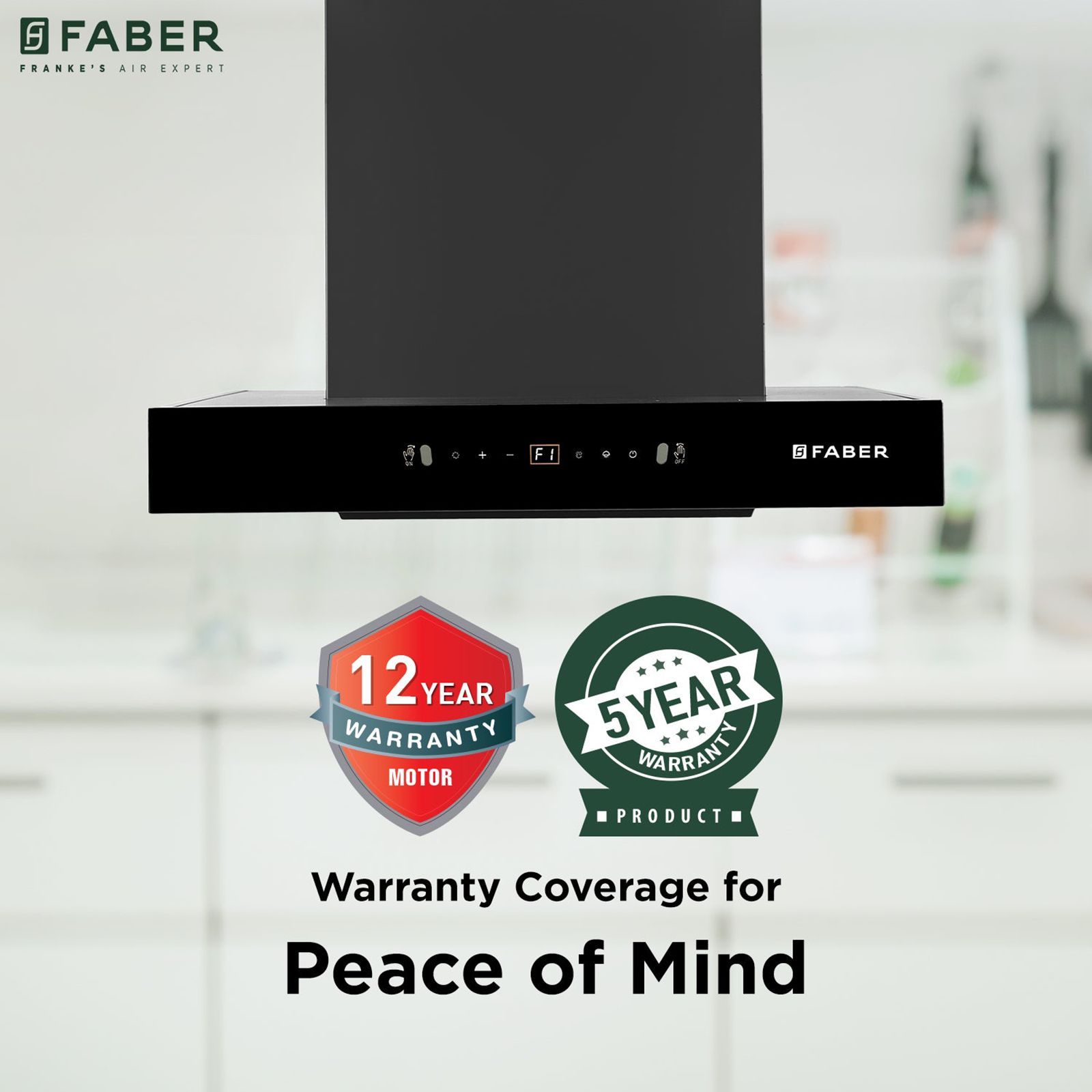 FABER SIGMA BLDC HC SC BK 60 60cm 1500m³/hr Ductless Auto Clean Wall Mounted Chimney with Gesture and Remote Control (Black)_13