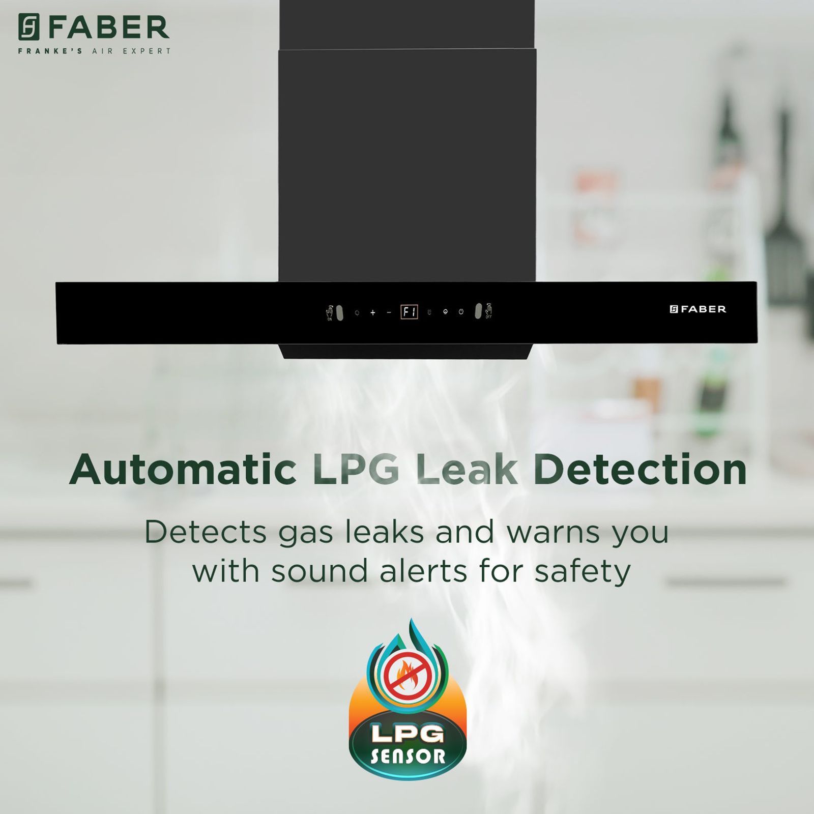 FABER SIGMA BLDC HC SC BK 90 90cm 1500m³/hr Ductless Auto Clean Wall Mounted Chimney with Gesture and Remote Control (Black)_10