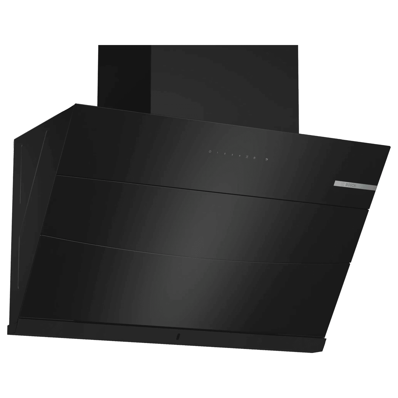 BOSCH Series 4 90cm 950m³/hr Ducted Auto Clean Wall Mounted Chimney with Smart Motor Technology (Flat Black)_1