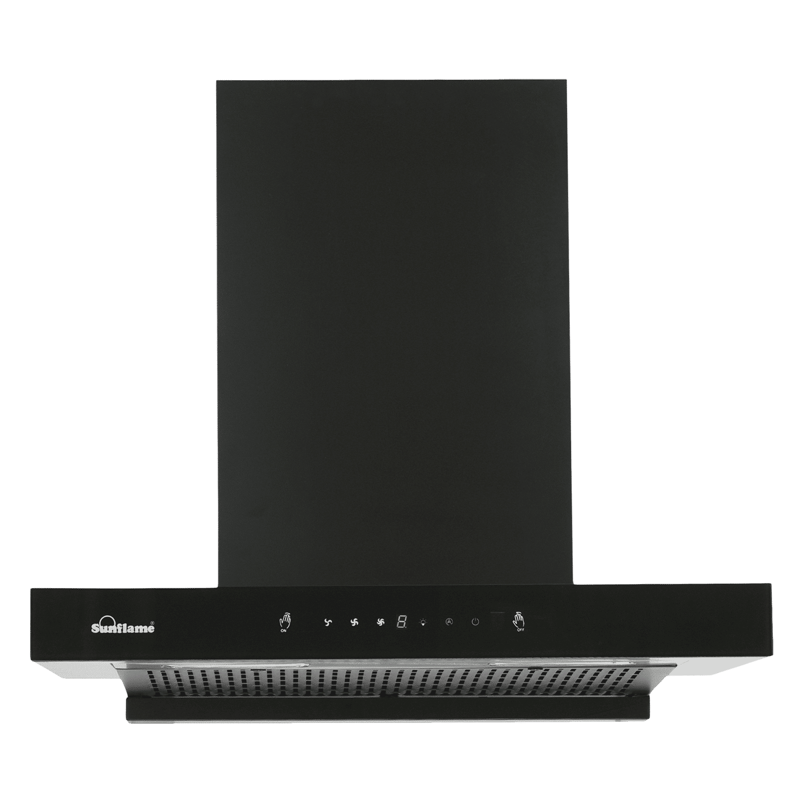 Sunflame Cupo 90cm 1250m³/hr Ducted Auto Clean Wall Mounted Chimney with Motion Sensor (Black)_1