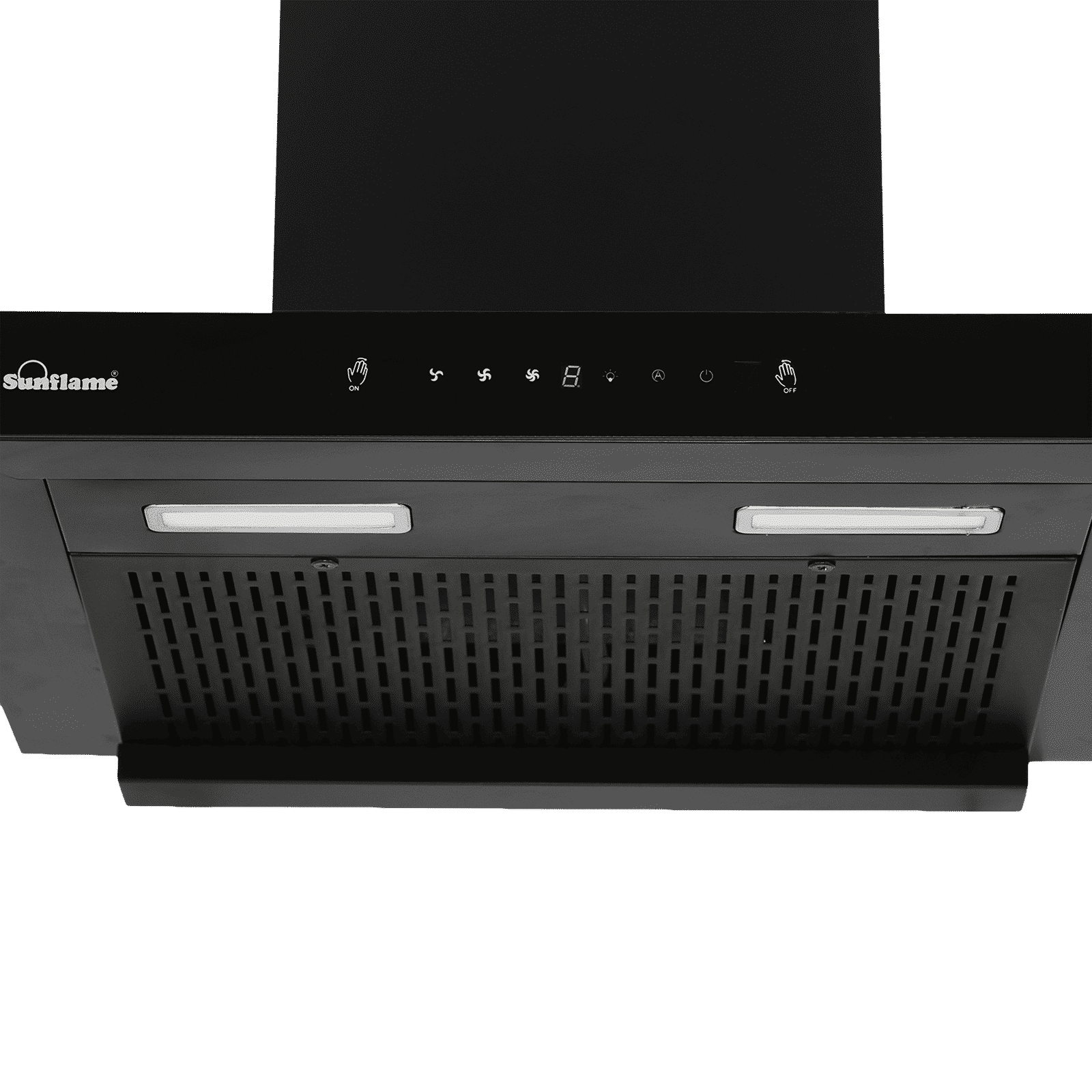 Sunflame Cupo 90cm 1250m³/hr Ducted Auto Clean Wall Mounted Chimney with Motion Sensor (Black)_4