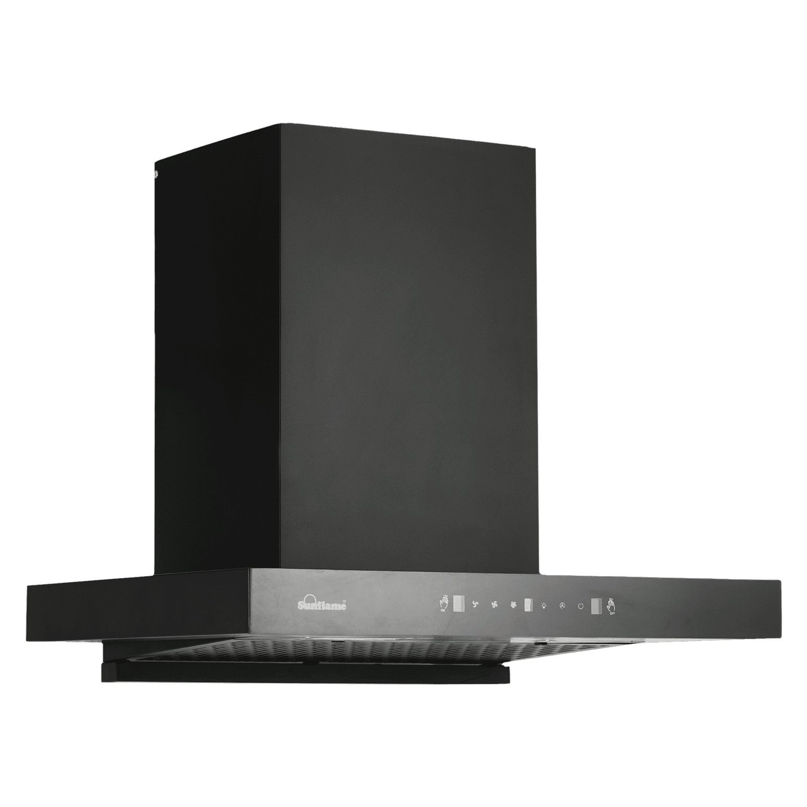 Sunflame Cupo 90cm 1250m³/hr Ducted Auto Clean Wall Mounted Chimney with Motion Sensor (Black)_5