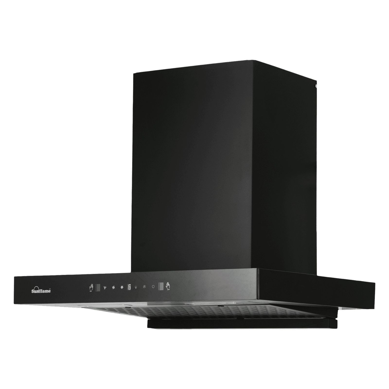 Sunflame Cupo 90cm 1250m³/hr Ducted Auto Clean Wall Mounted Chimney with Motion Sensor (Black)_6