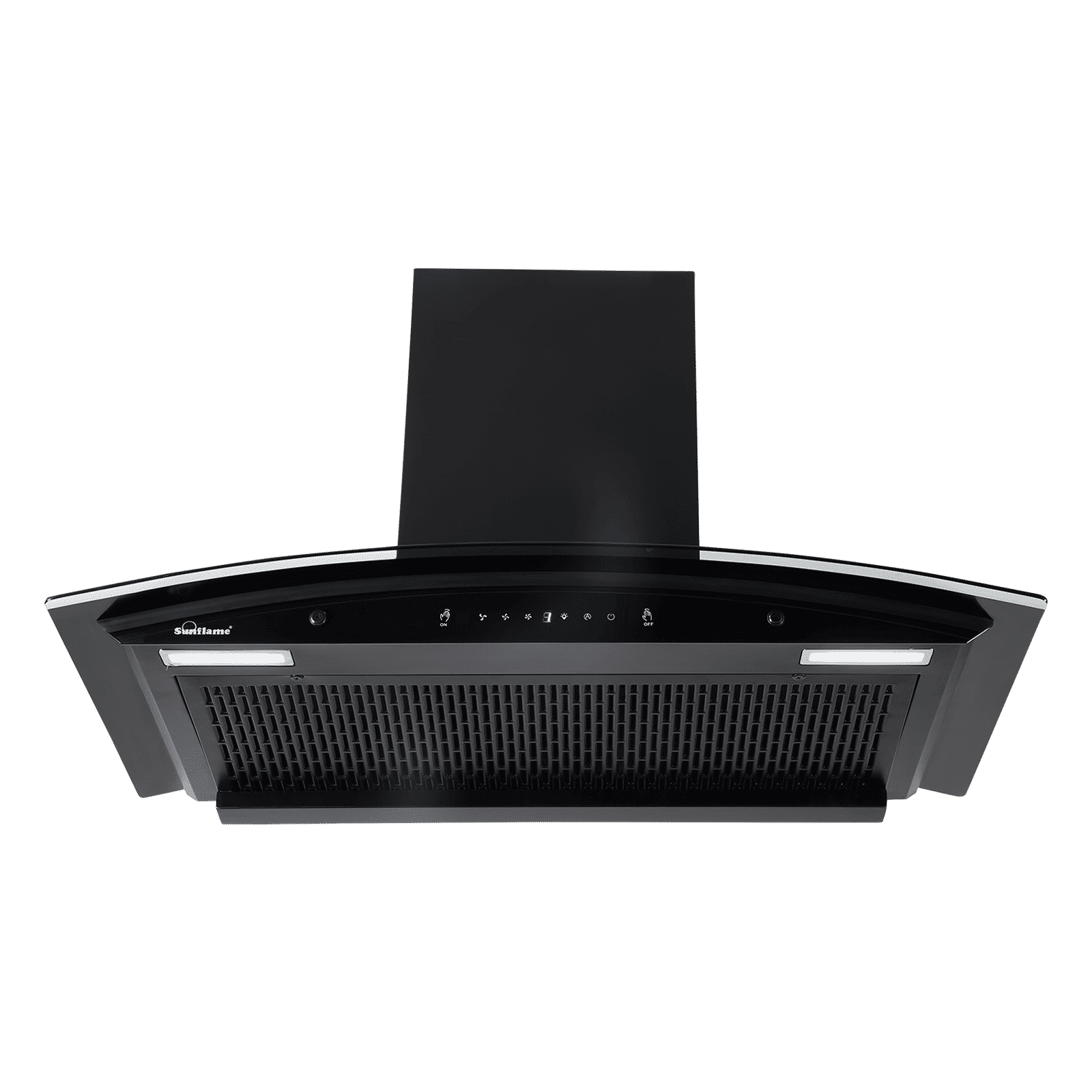 Sunflame Genial 90cm 1350m3/hr Ducted Auto Clean Wall Mounted Chimney with Motion Sensor Control (Black)_5