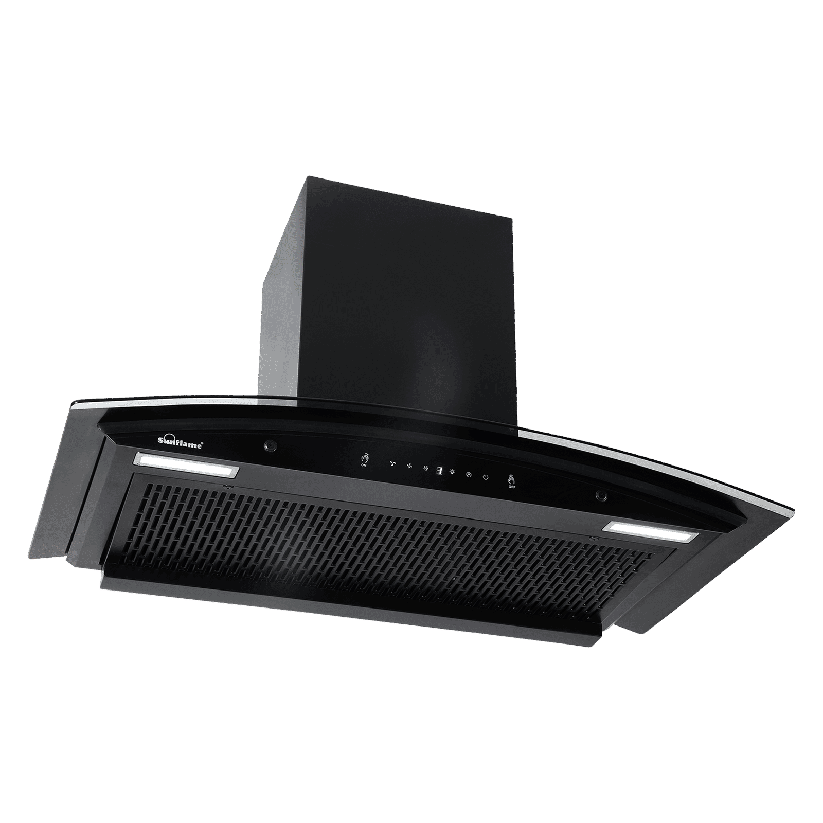 Sunflame Genial 90cm 1350m3/hr Ducted Auto Clean Wall Mounted Chimney with Motion Sensor Control (Black)_6