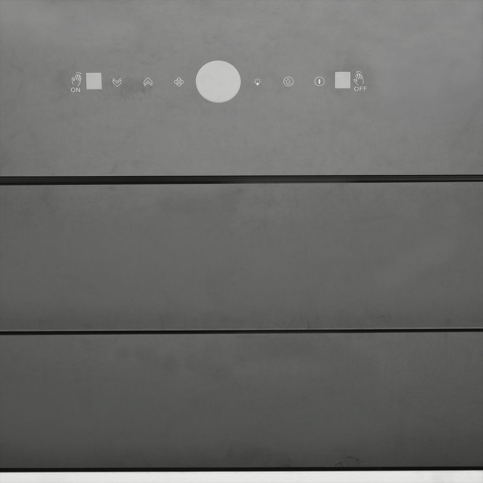 Sunflame Tranquilo 60cm 1400m³/hr Ducted Auto Clean Wall Mounted Chimney with Motion Sensor (Black)_4