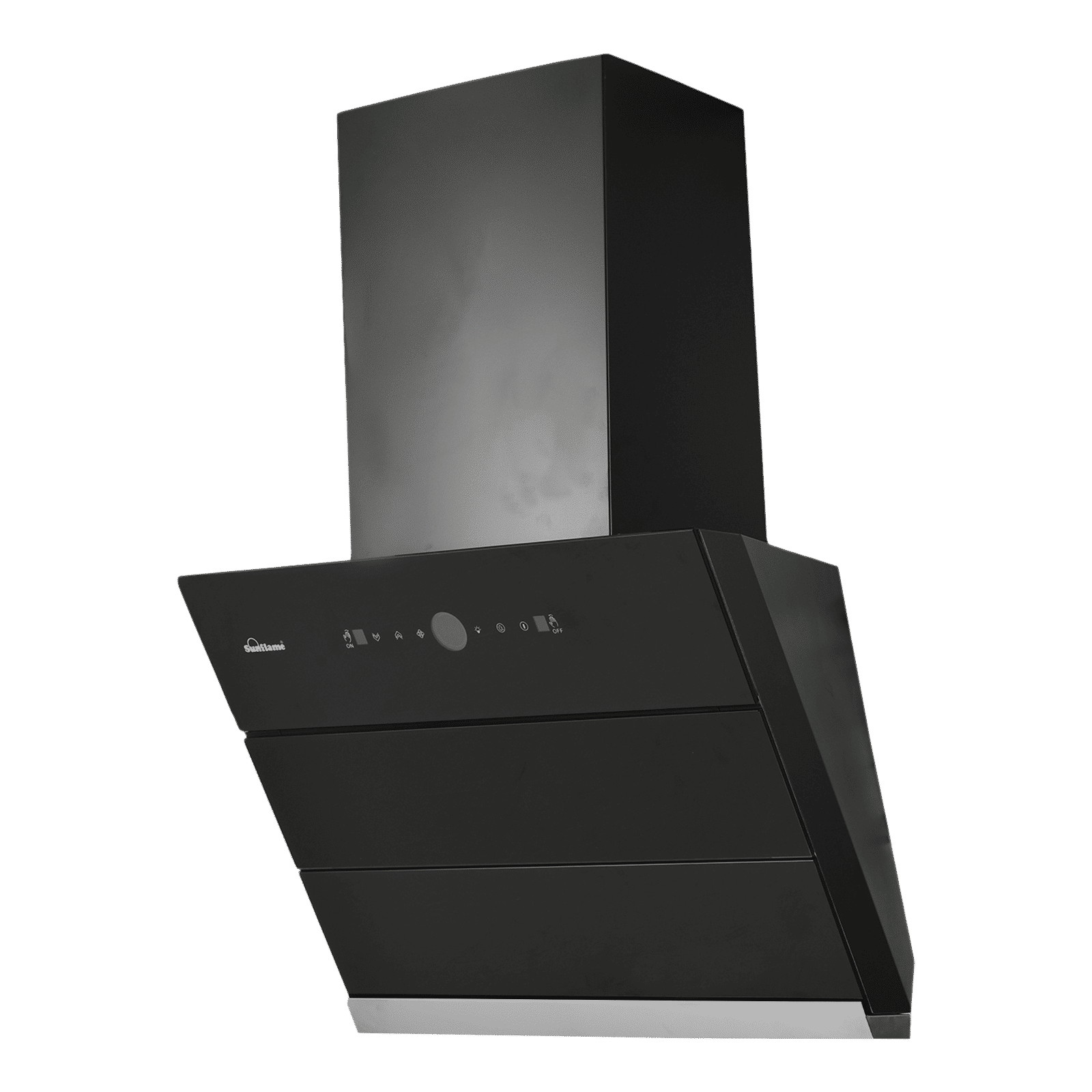 Sunflame Tranquilo 60cm 1400m³/hr Ducted Auto Clean Wall Mounted Chimney with Motion Sensor (Black)_6