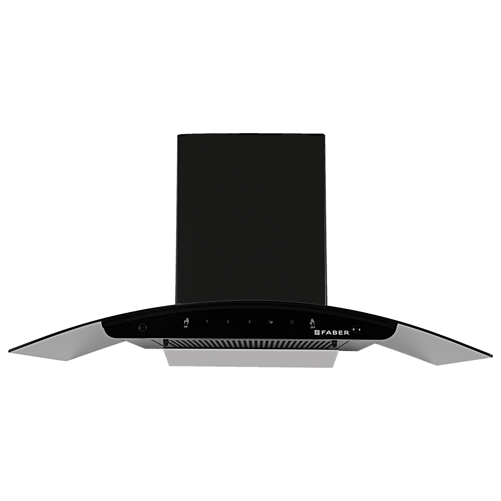 FABER FLORENCE IN FL SC HC BK 90cm 1200m3/hr Ductless Auto Clean Wall Mounted Chimney with Gesture Control (Black)_1