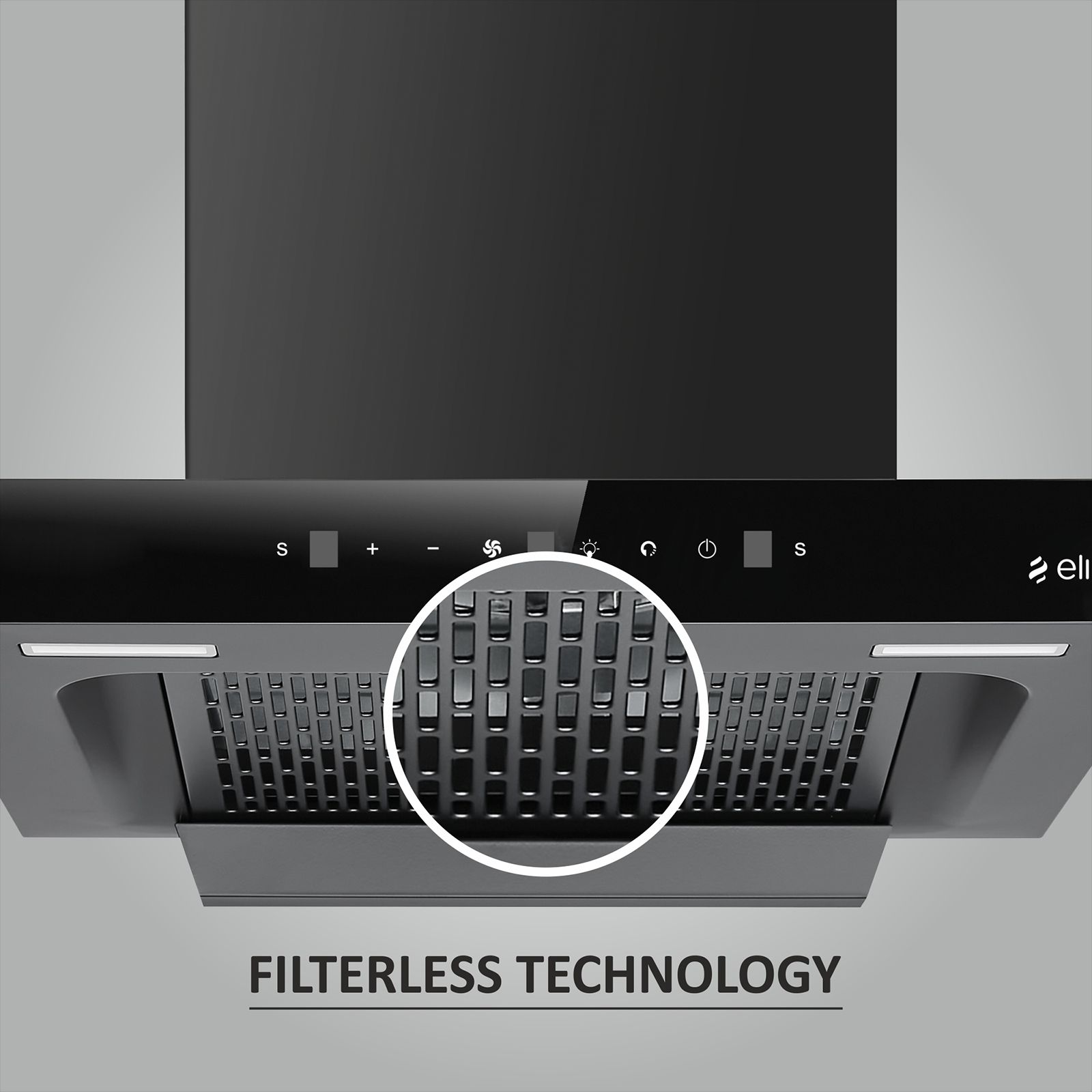 elica SPT FL 600 BLDC HAC LTW MS NERO 60cm 1500m3/hr Ducted Auto Clean Wall Mounted Chimney with Motion Sensor Control (Black)_4