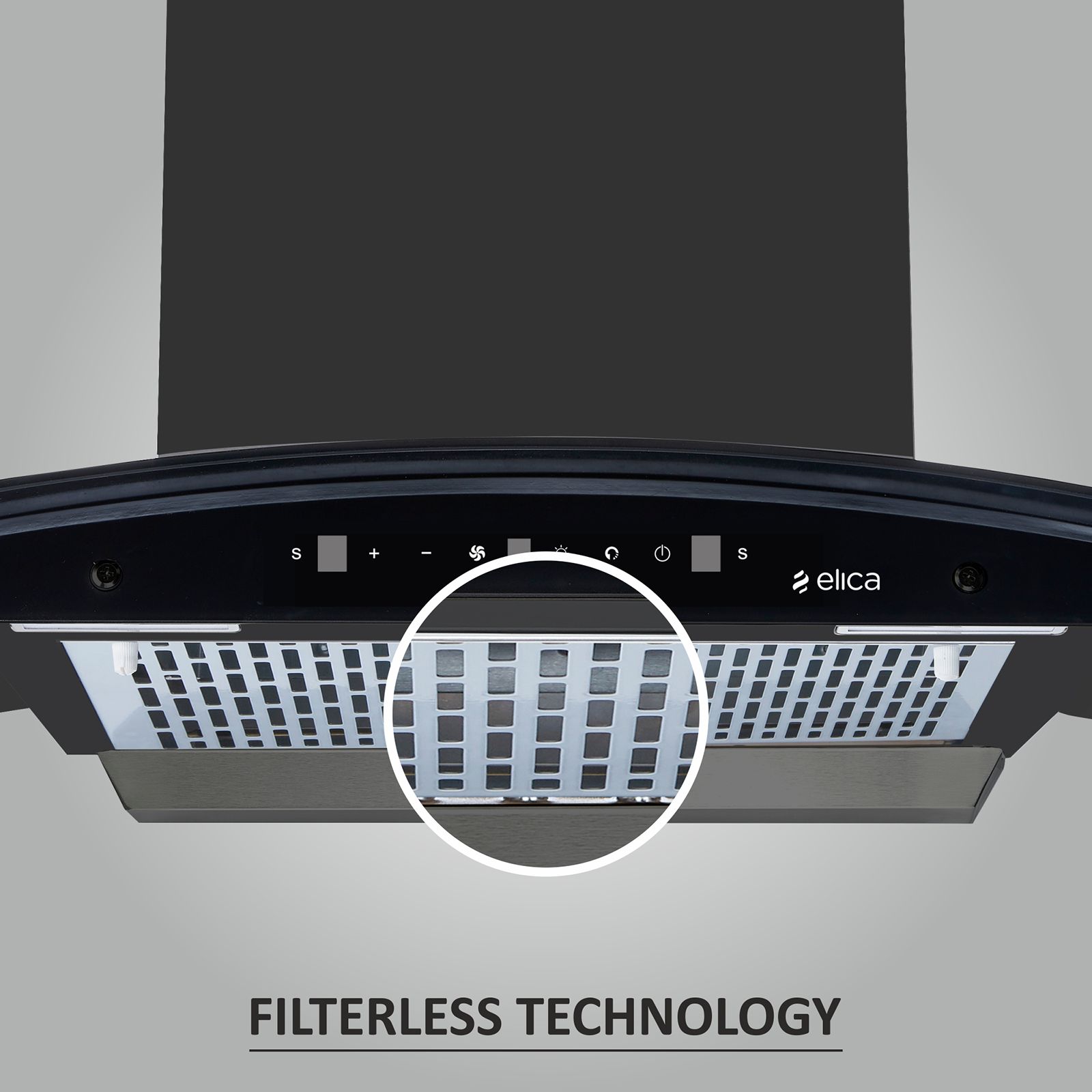 elica WDFL 900 BLDC HAC LTW MS NERO 90cm 1500m3/hr Ducted Auto Clean Wall Mounted Chimney with Motion Sensor Control (Black)_5