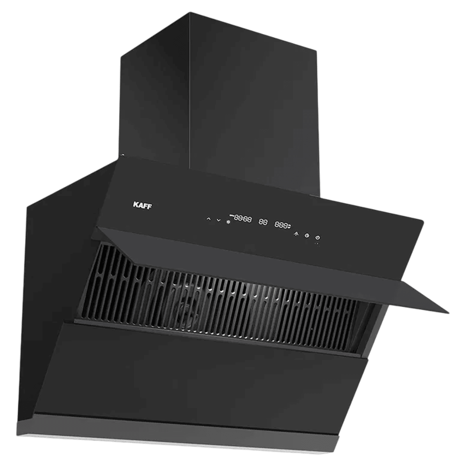 KAFF ALBURY SUPER 90cm 1480m3/hr Ductless Auto Clean Wall Mounted Chimney with Motion Sensor Control (Black)_4