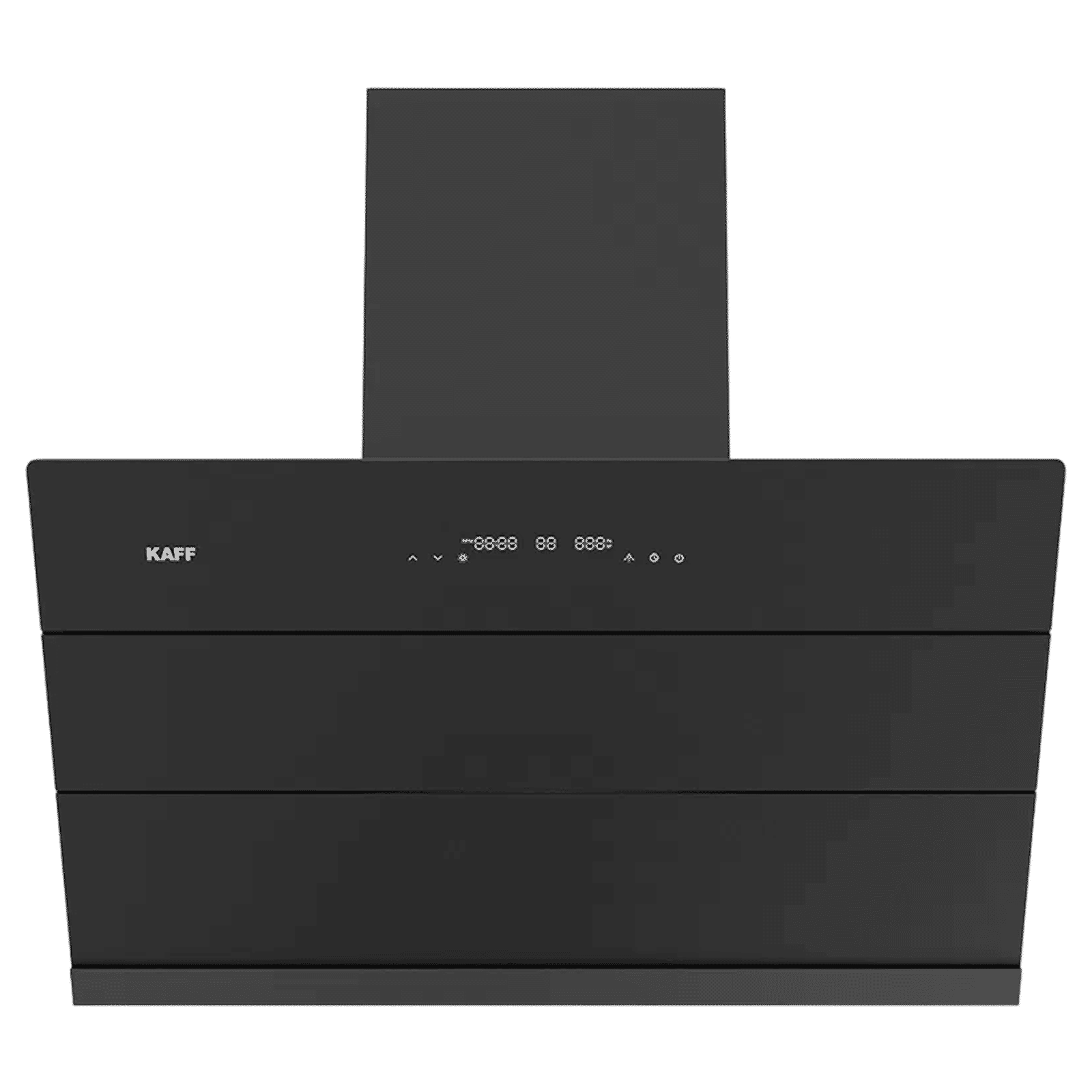 KAFF ALBURY SUPER 90cm 1480m3/hr Ductless Auto Clean Wall Mounted Chimney with Motion Sensor Control (Black)_1