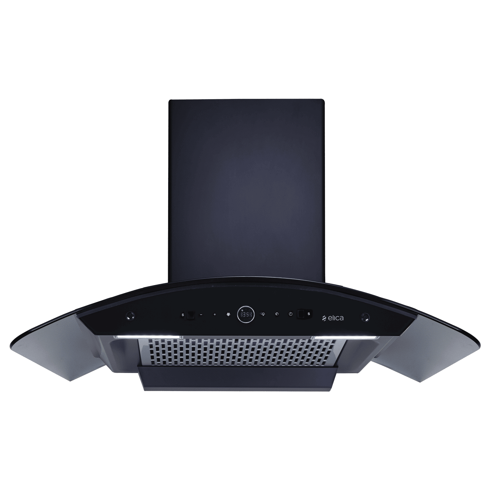 elica PRO PLUS FL BLDC 90cm 1600m3/hr Ducted Auto Clean Wall Mounted Chimney with Motion Sensor Control (Black)_1